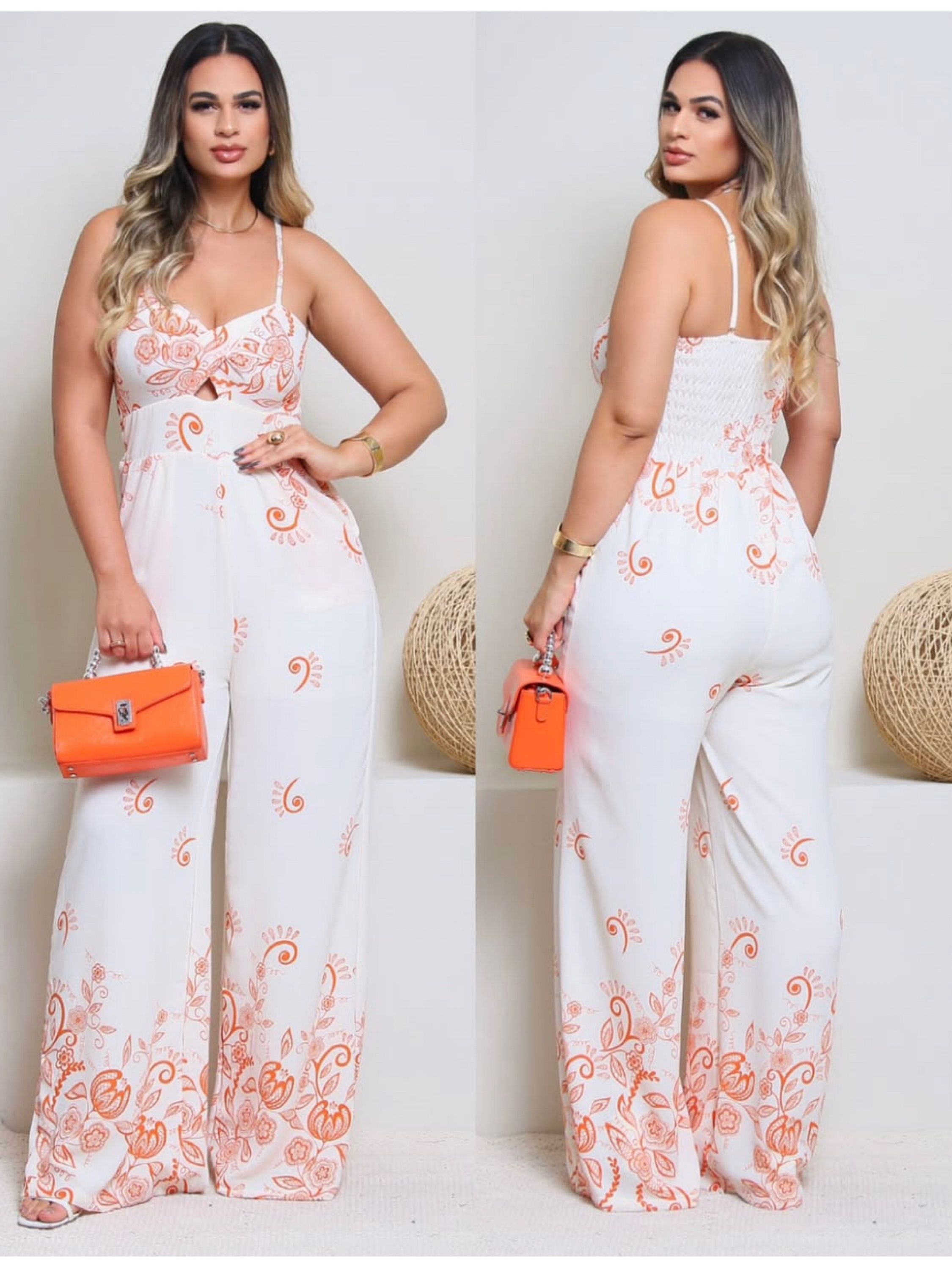 Macacão longa com bojo