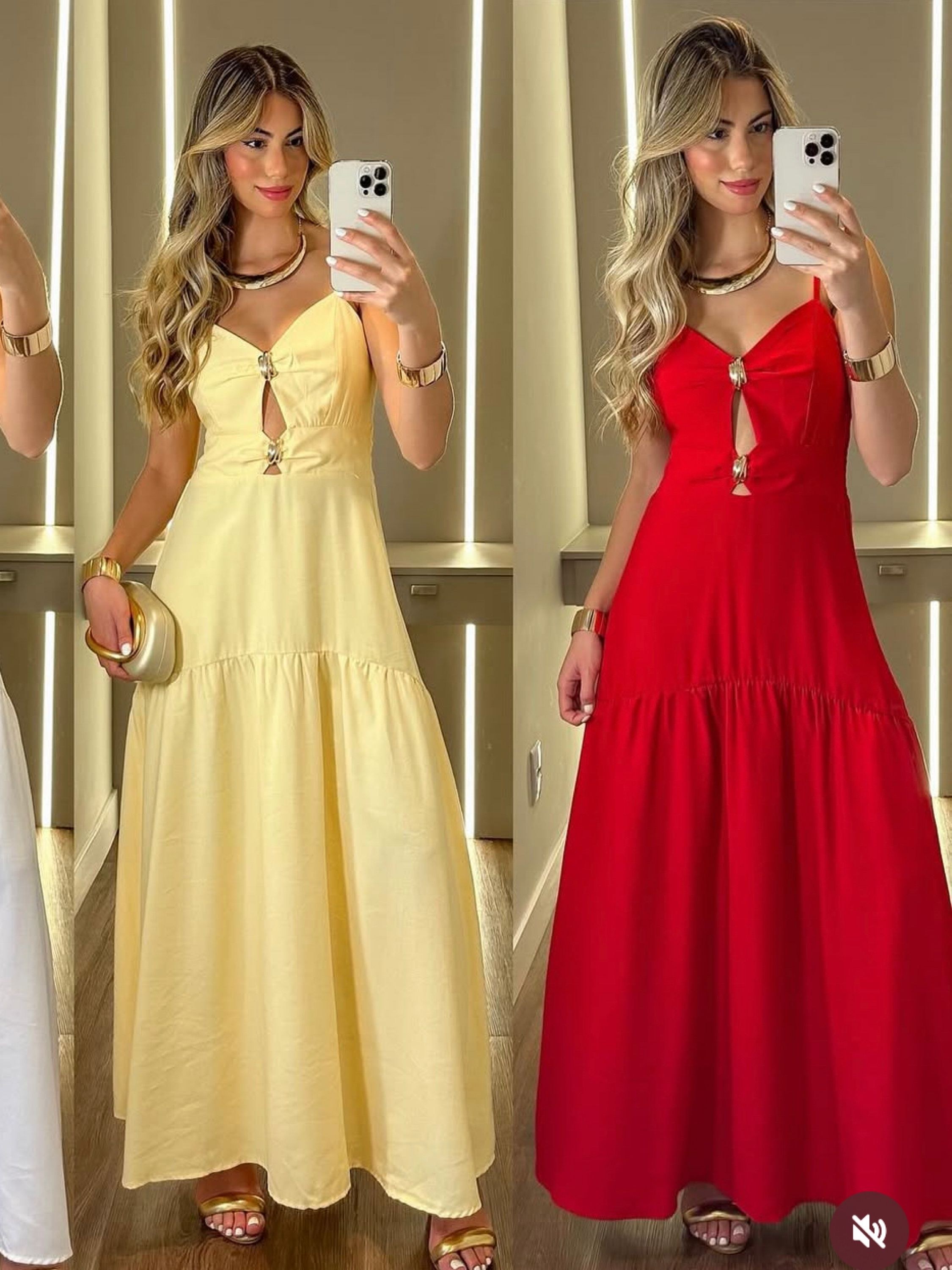 Vestido longo com bojo