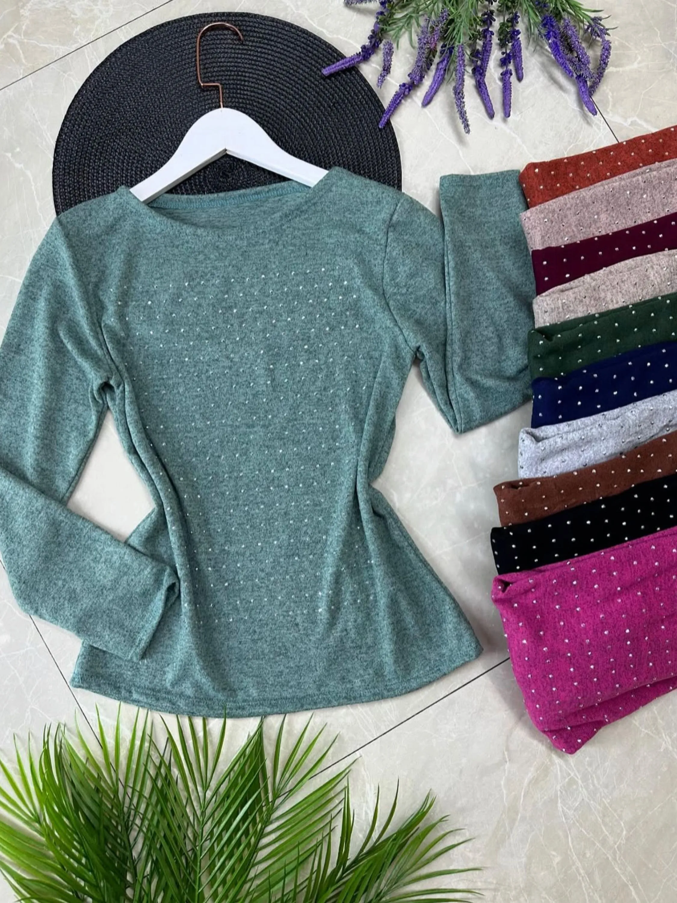 Blusa manga longa