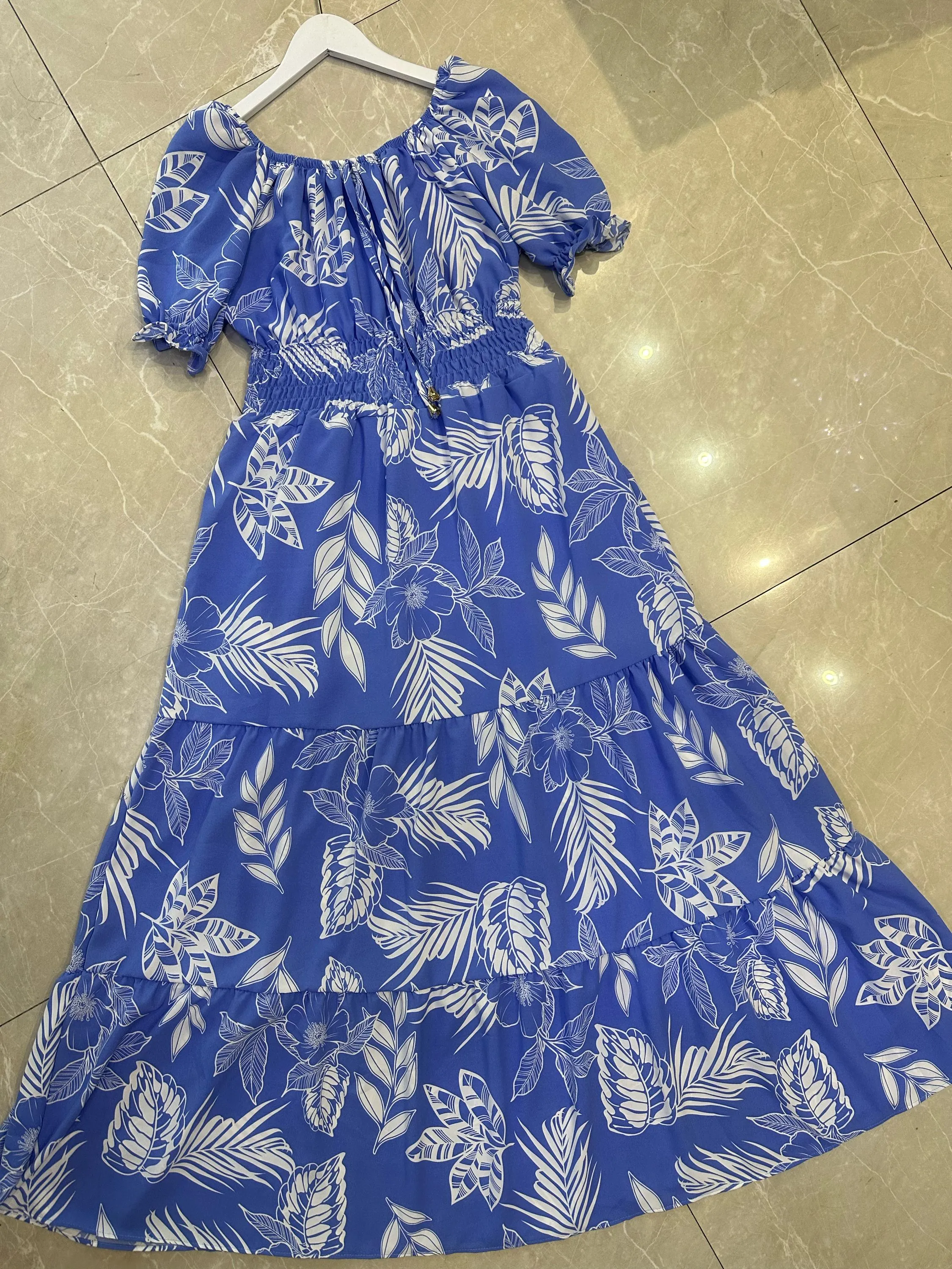 Vestido longo estampas