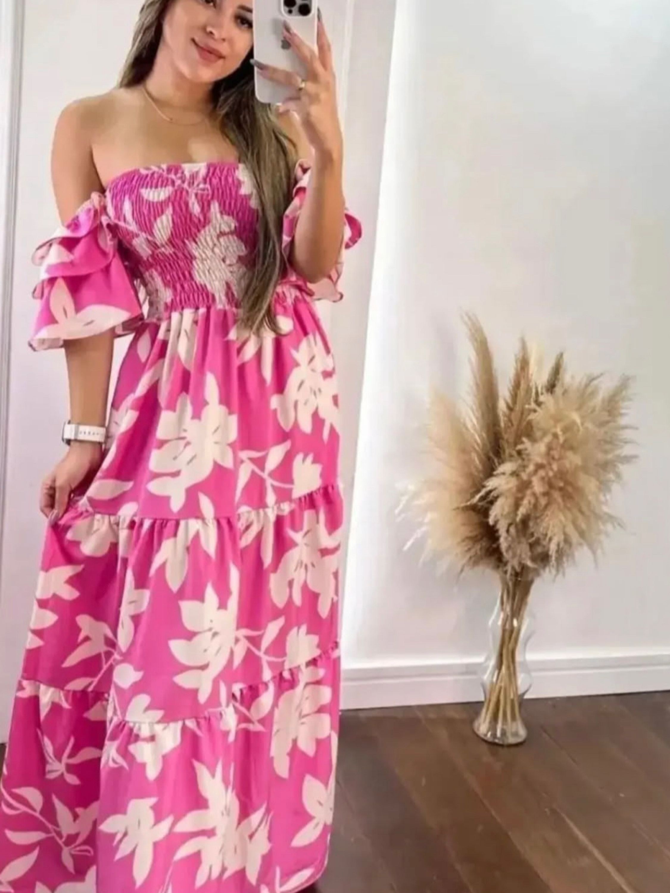 Vestido Longo estampas variadas