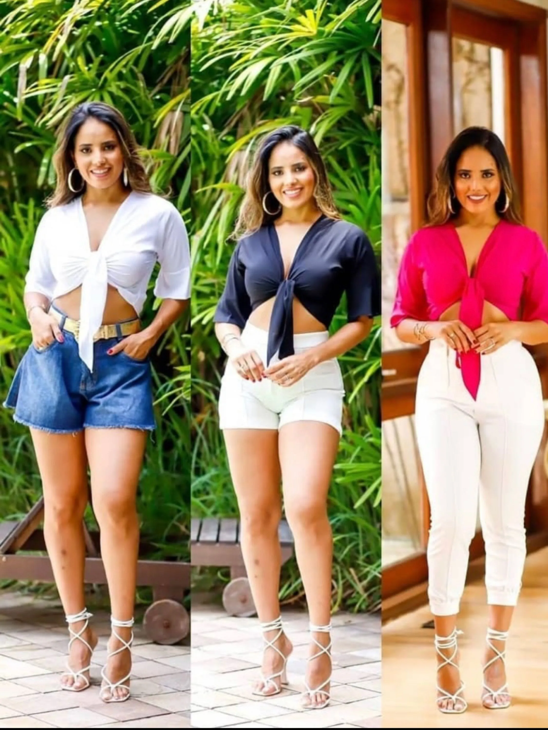 Blusa manga curta