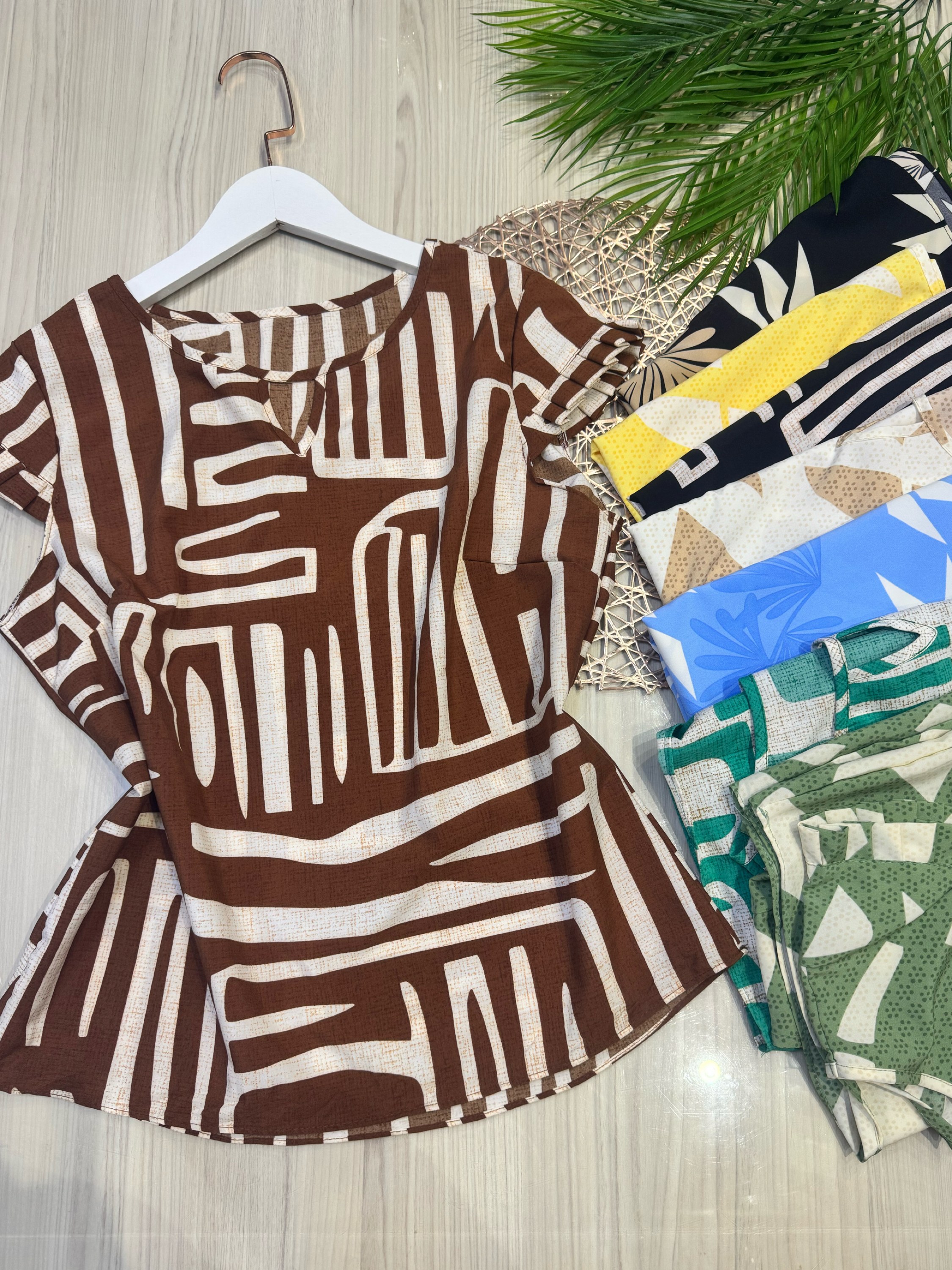 Blusa manga curta