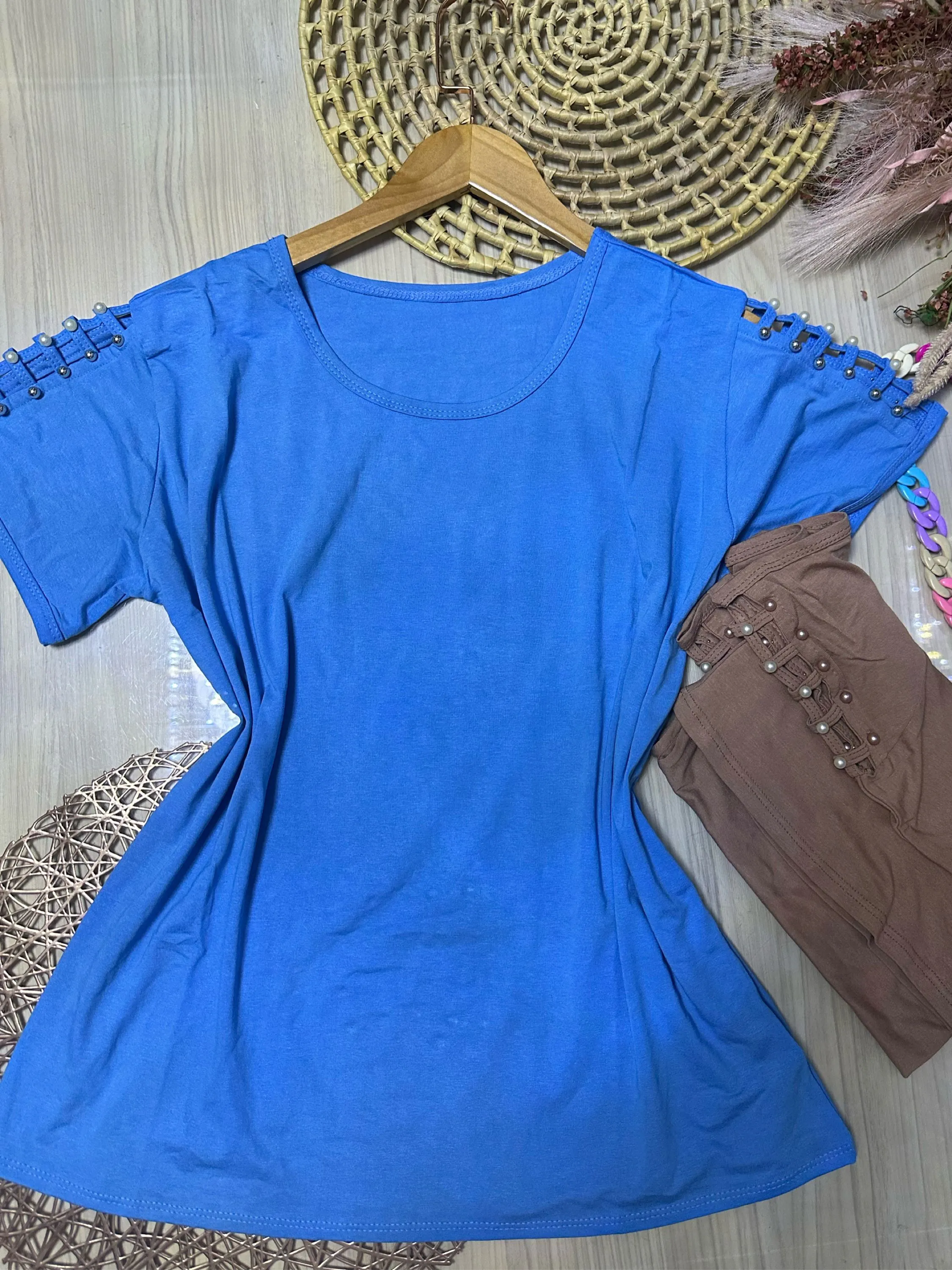 Blusa manga curta
