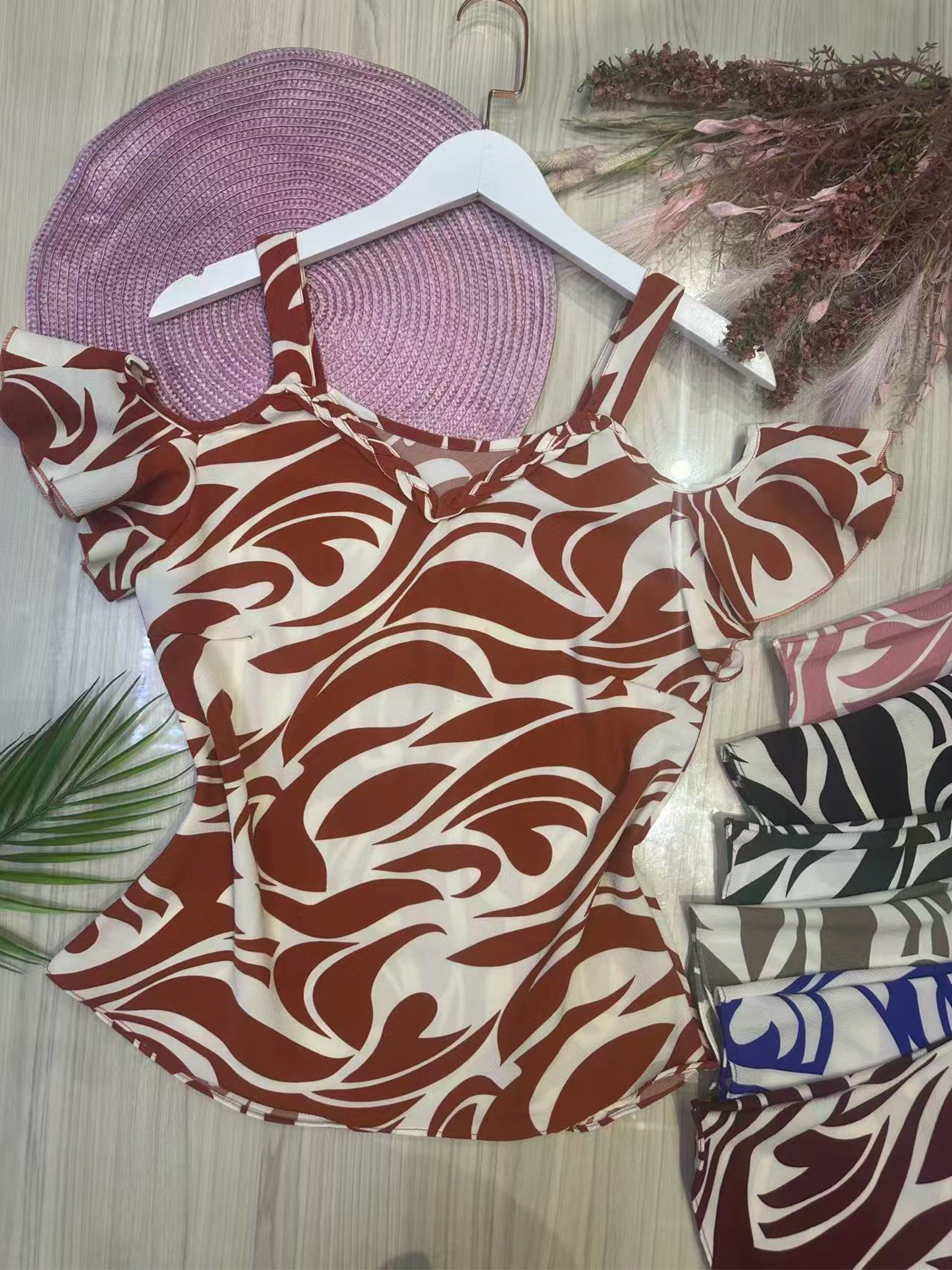 Blusa manga curta