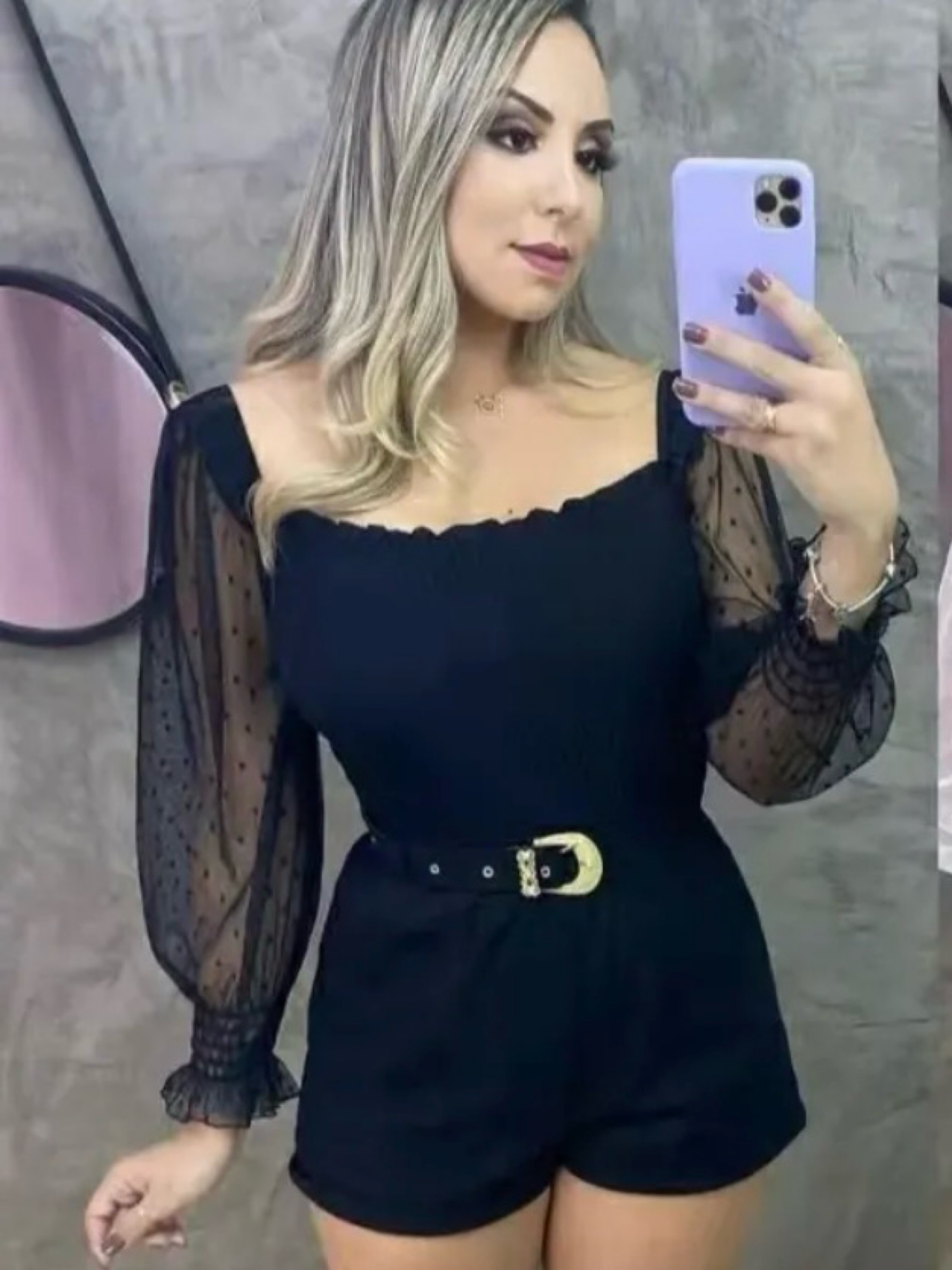 Cropped manga longa