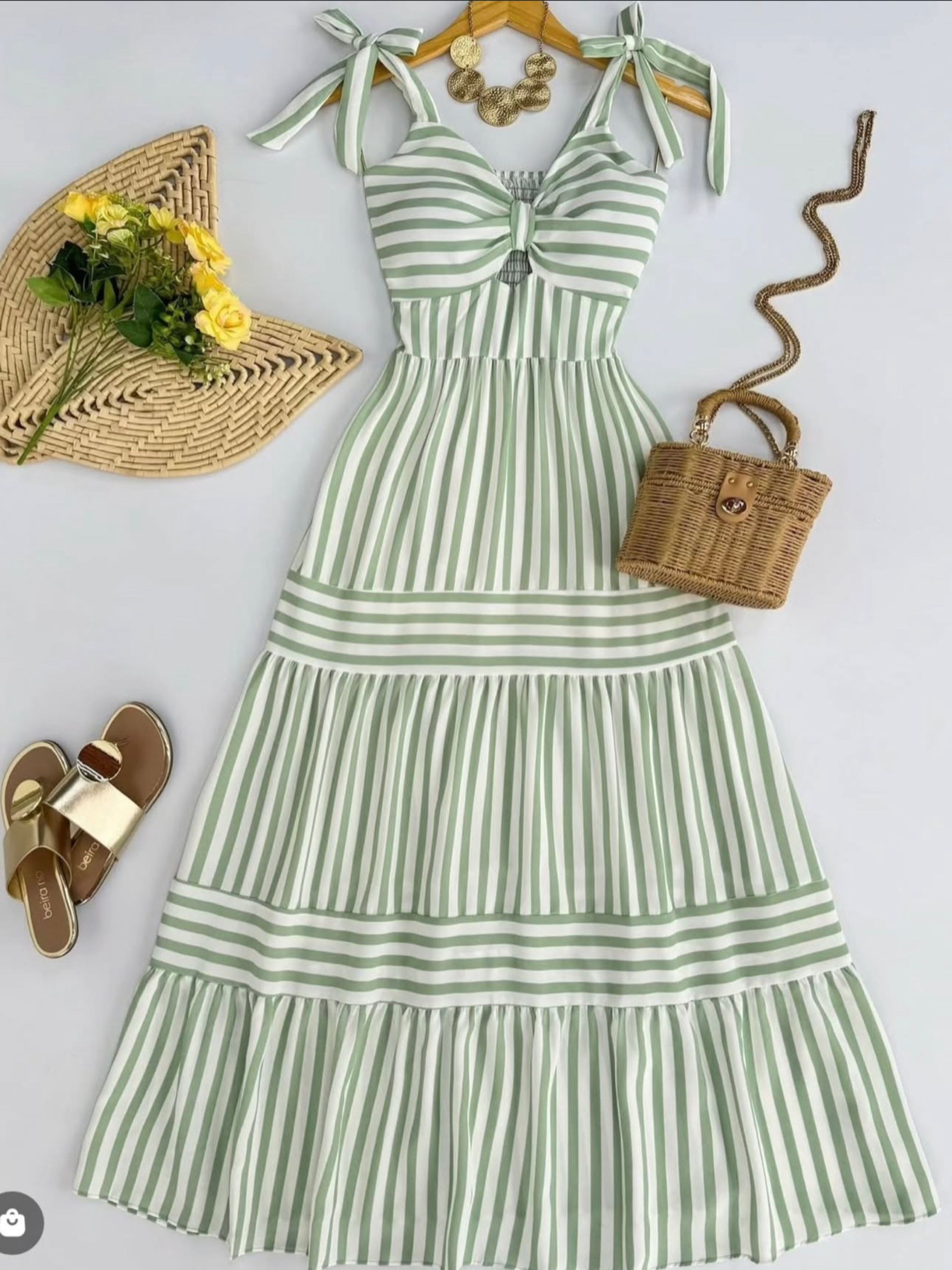 Vestido longo com bojo