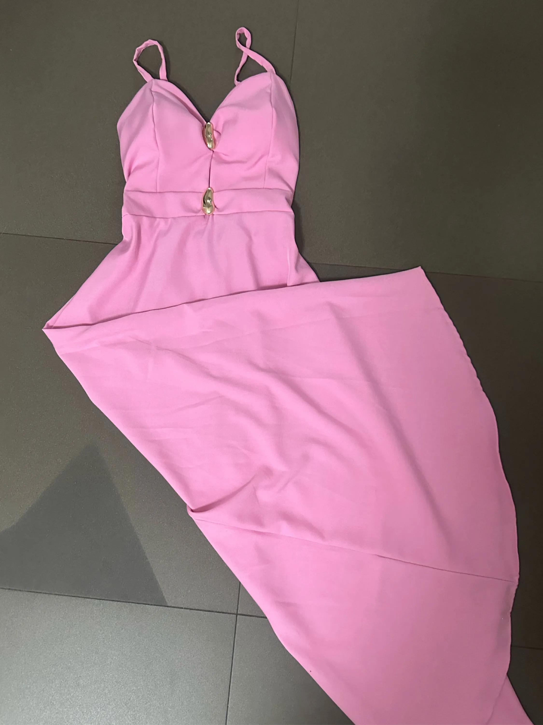 Vestido longo com bojo