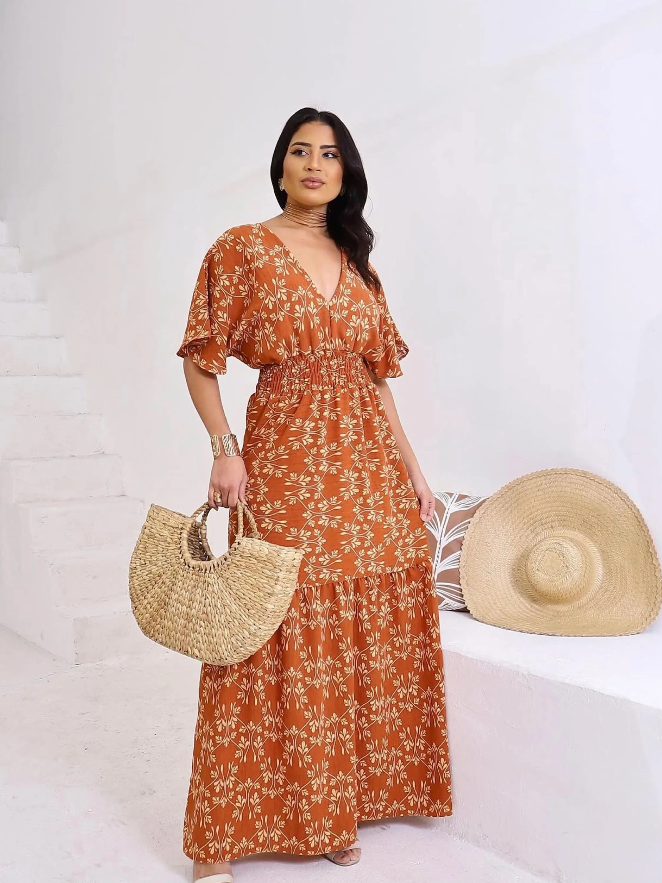 Vestido Longo estampas