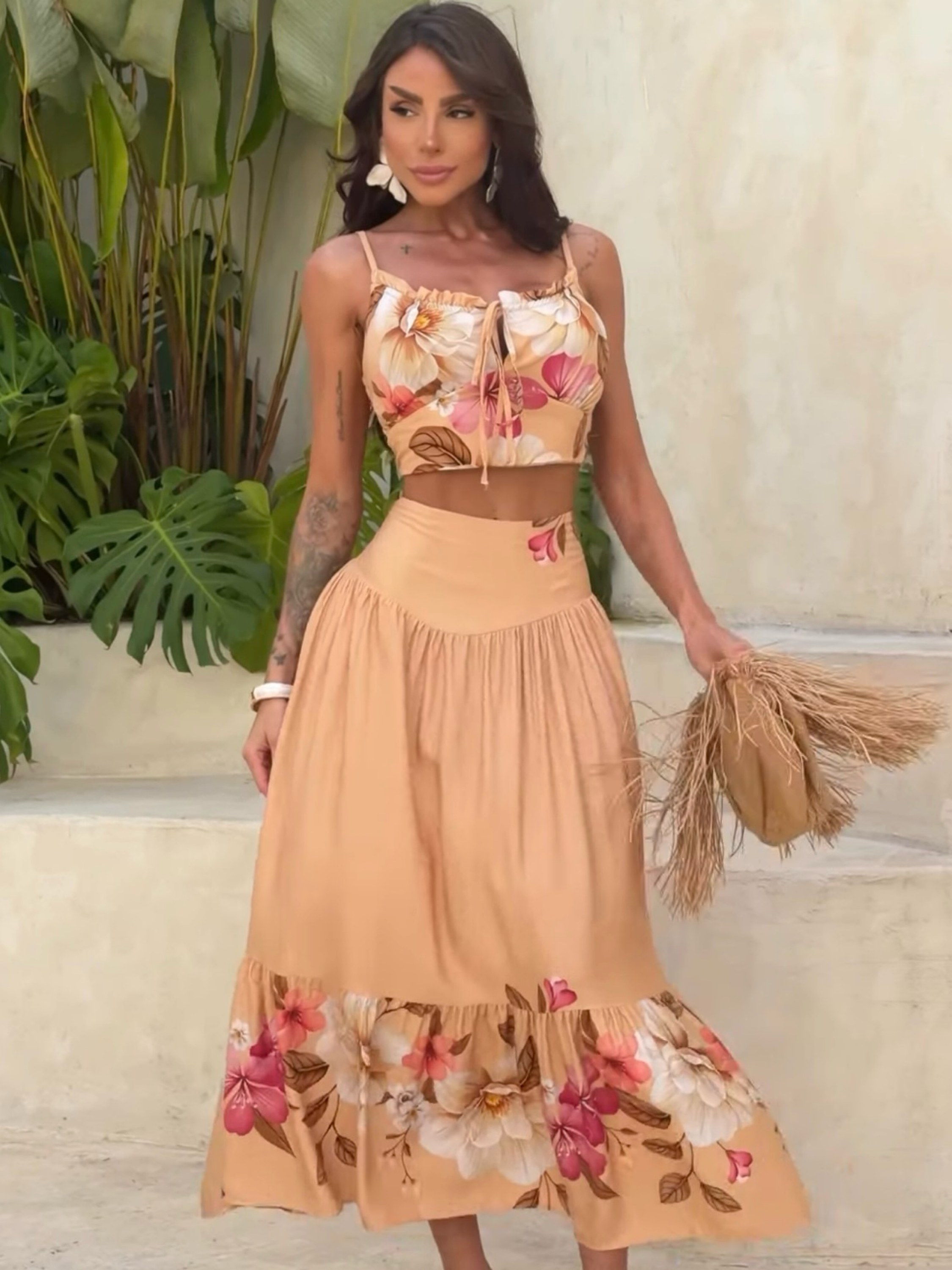 Cropped  saia conjunto