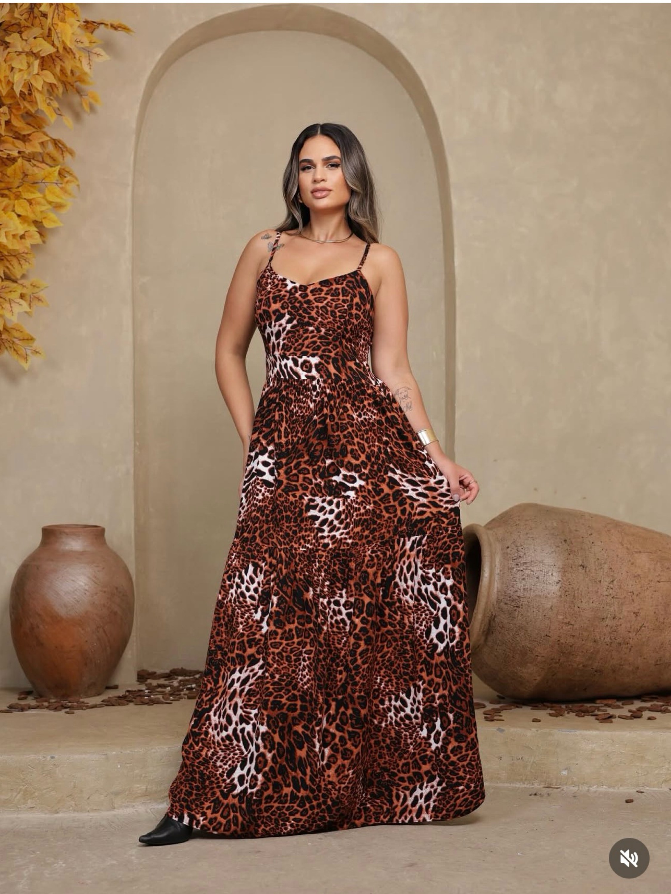 Vestido longo com bojo