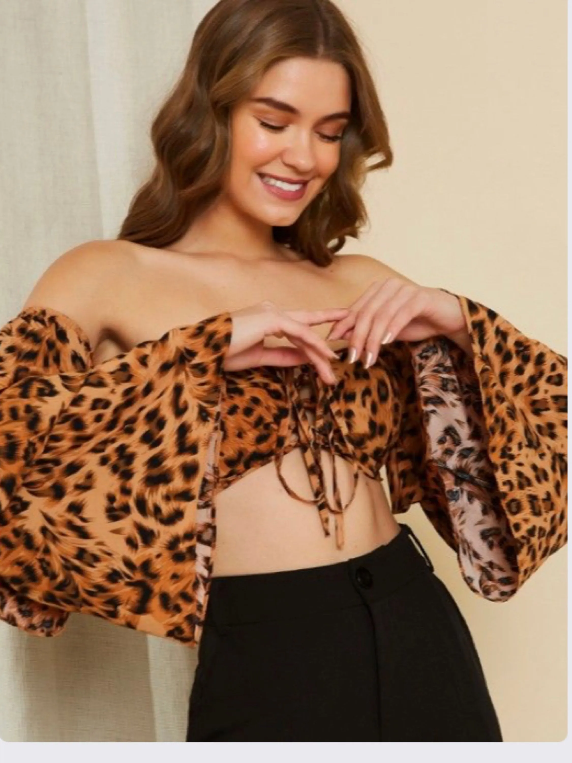 Cropped manga longa