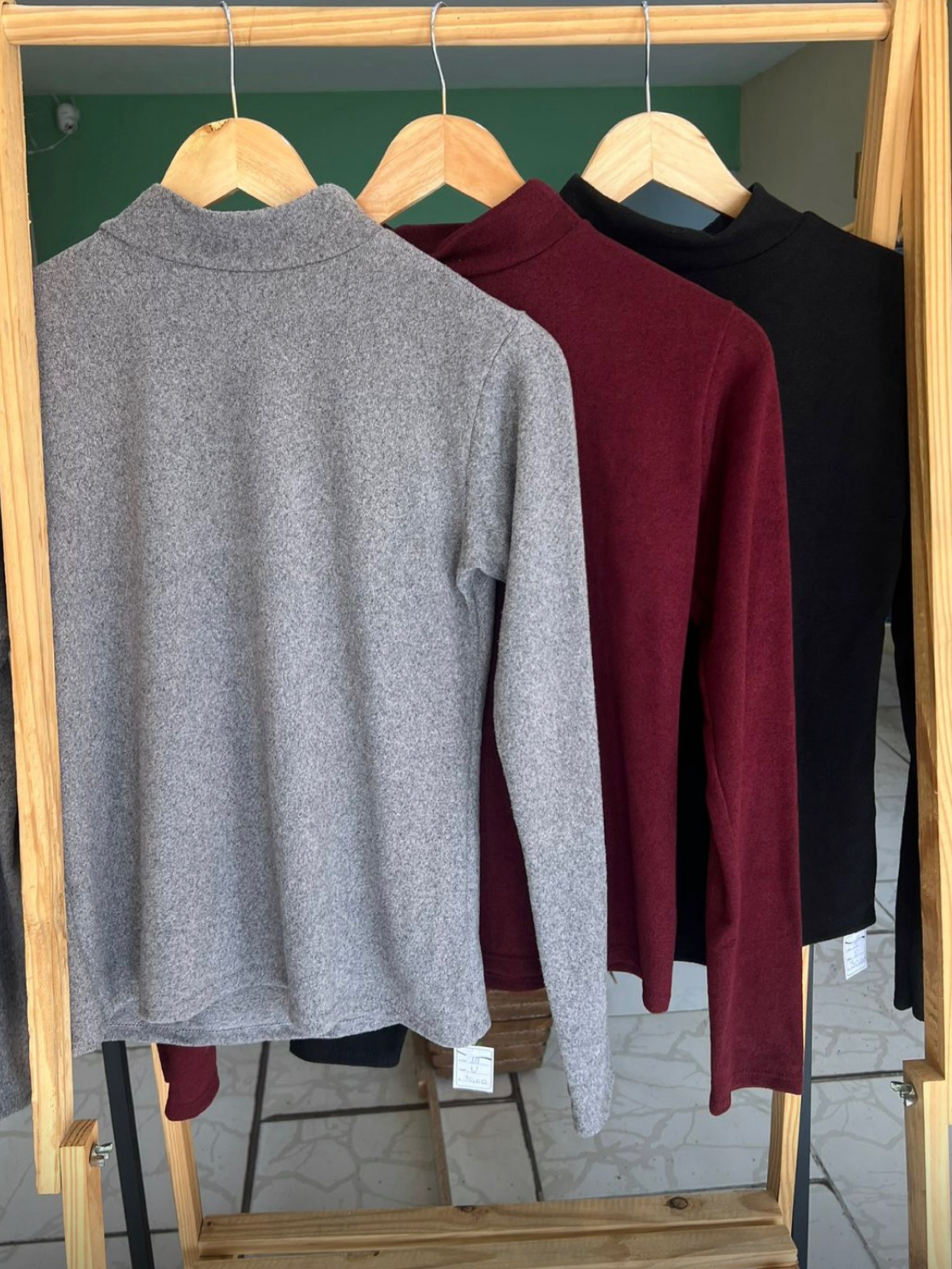Blusa manga longa