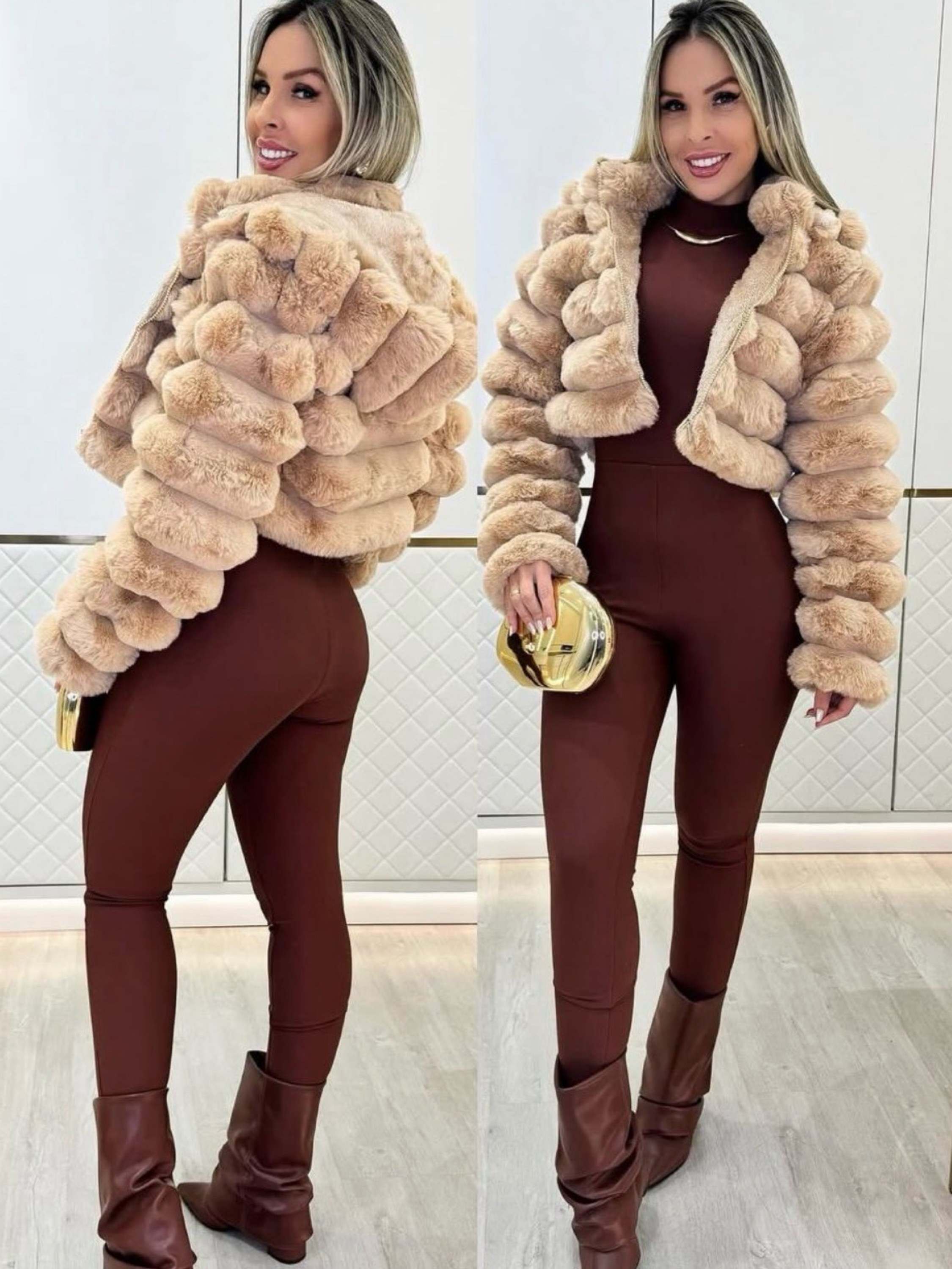 Cropped teddy