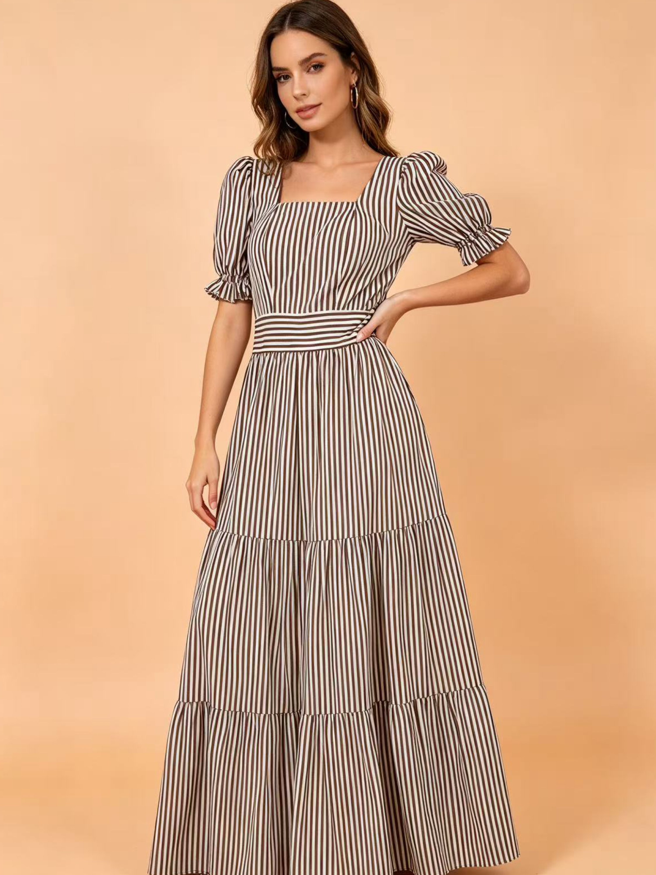 Vestido longo com bojo
