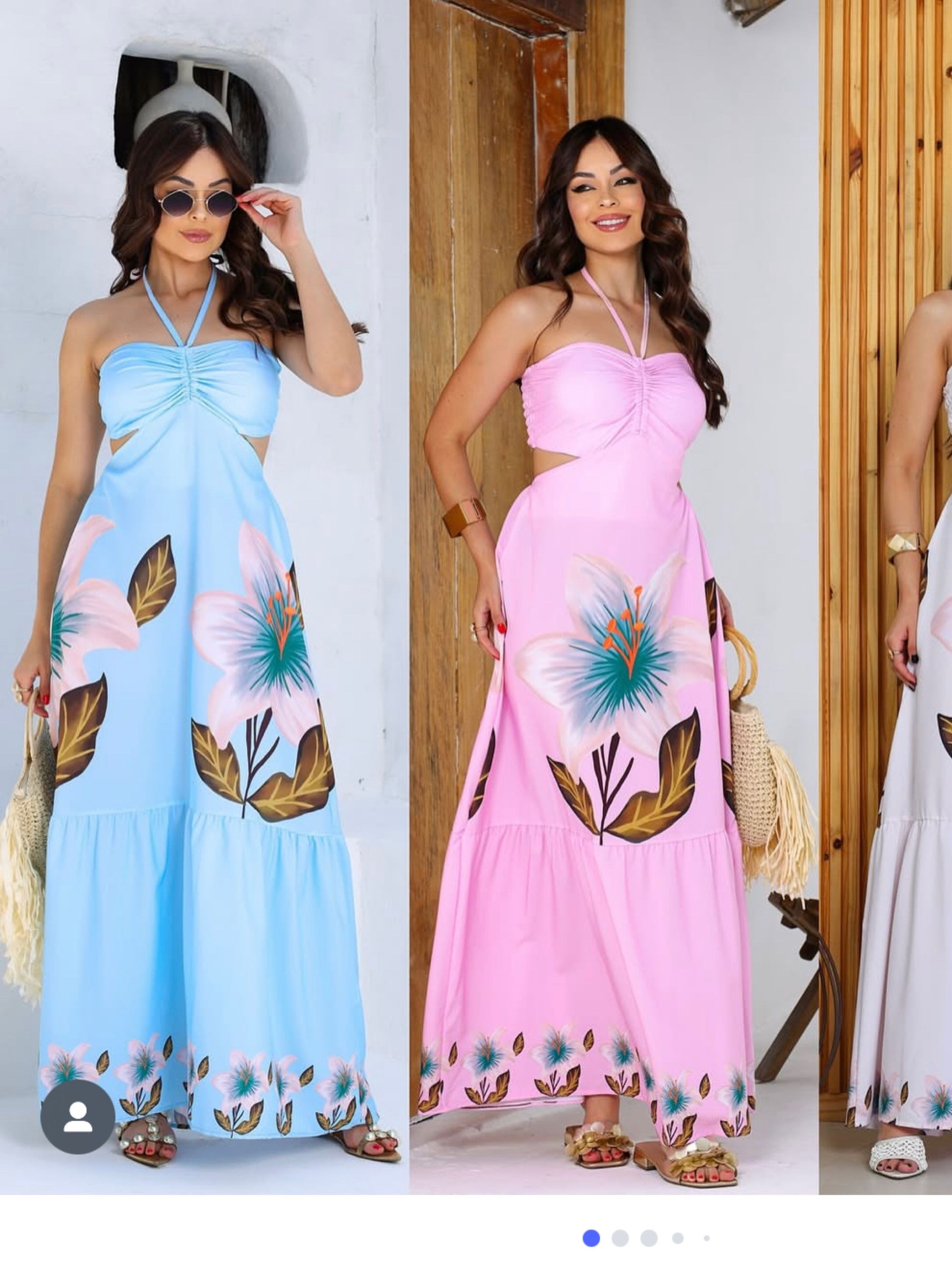 Vestido Longo estampas