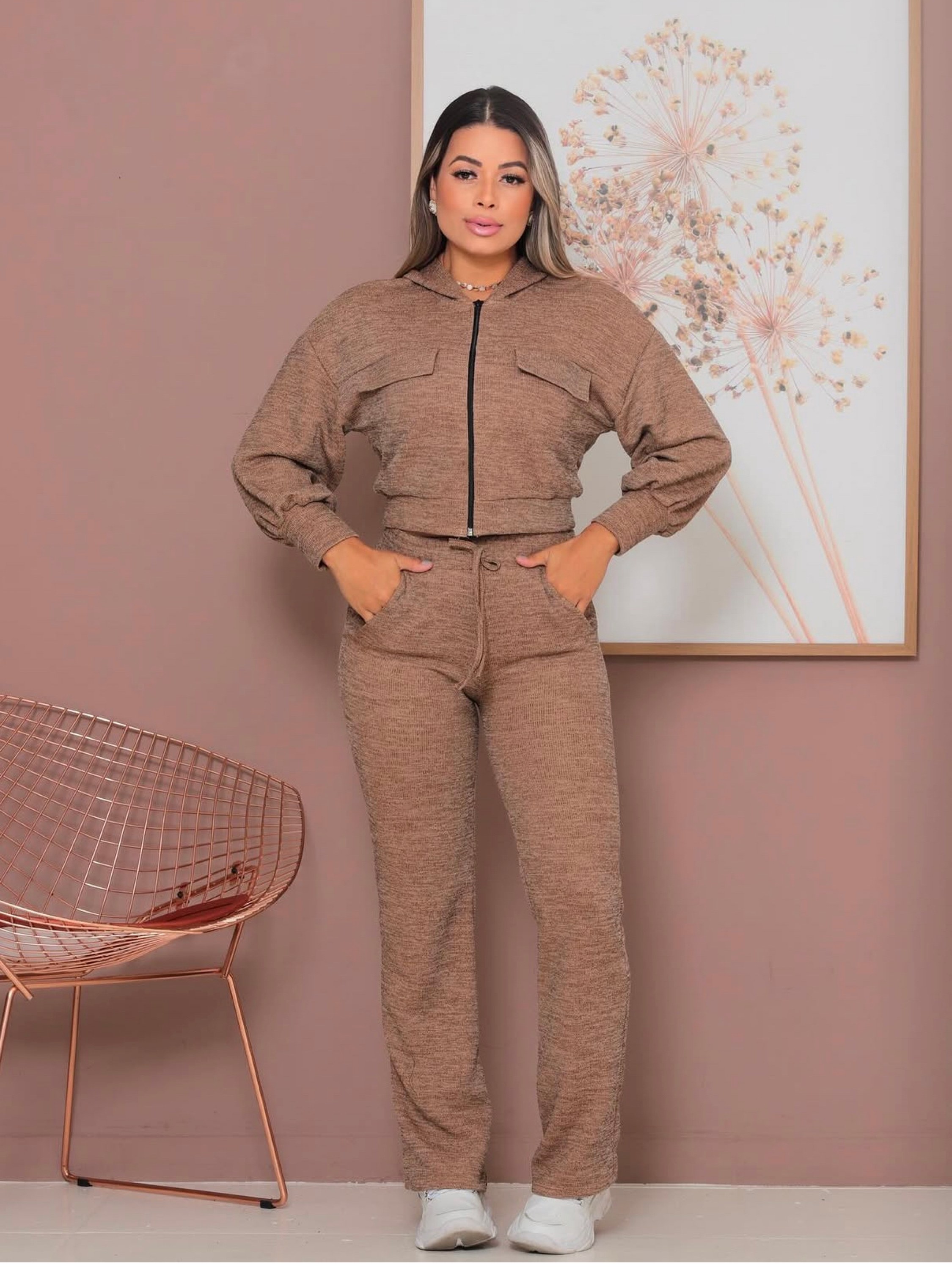 Conjunto blusa com calça