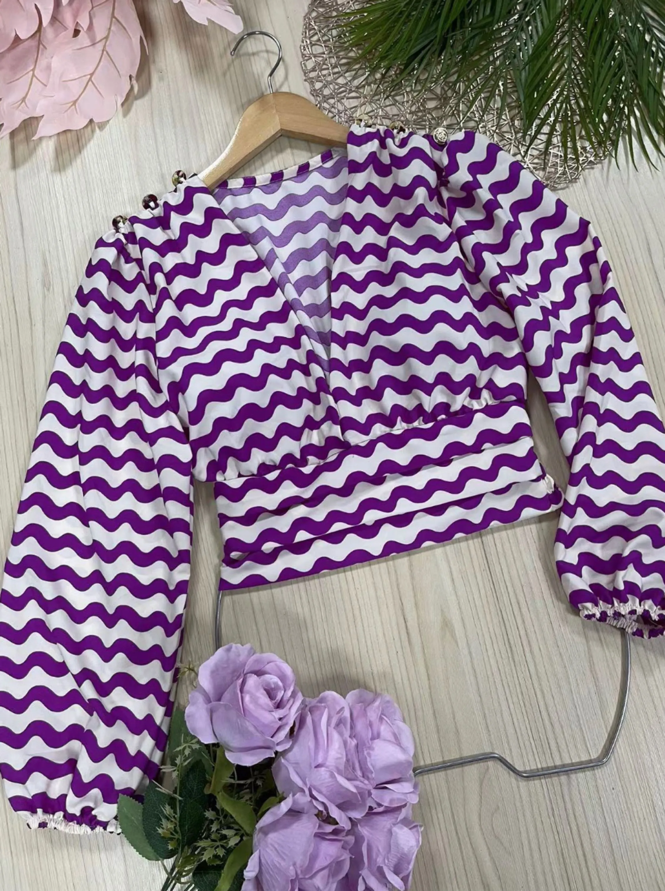 Blusa cropped
