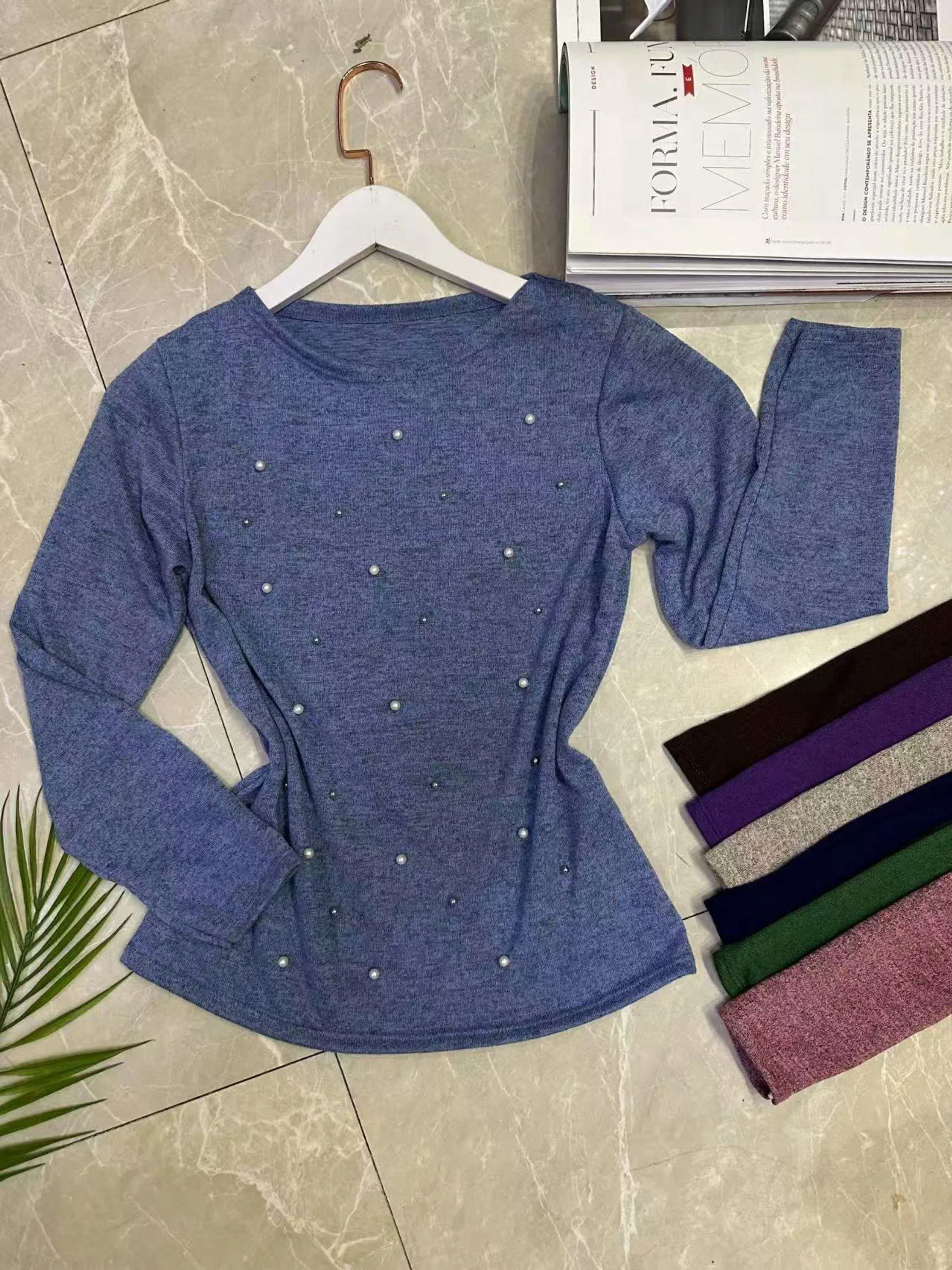Blusa manga longa