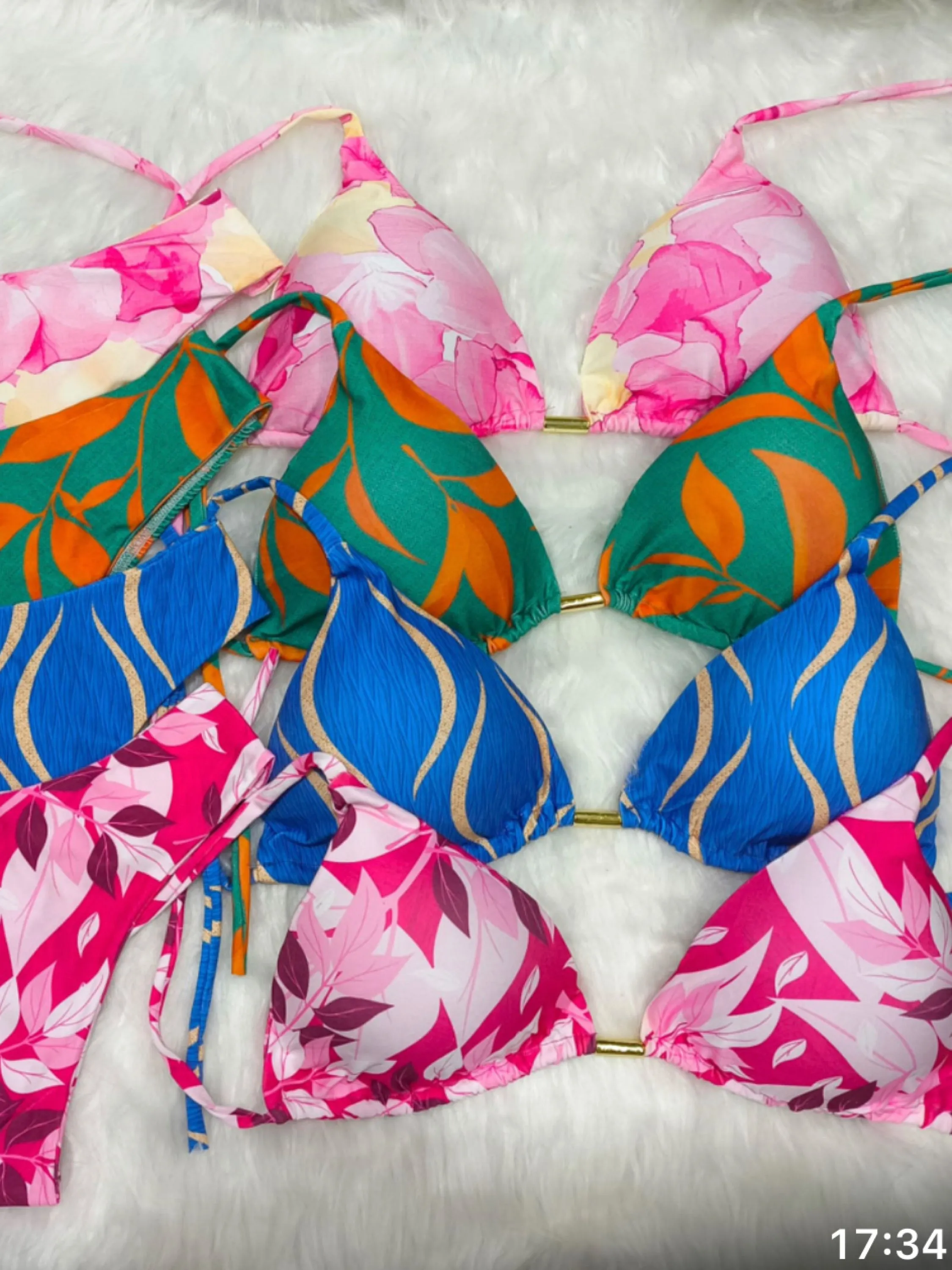 Biquíni conjunto estampas variadas