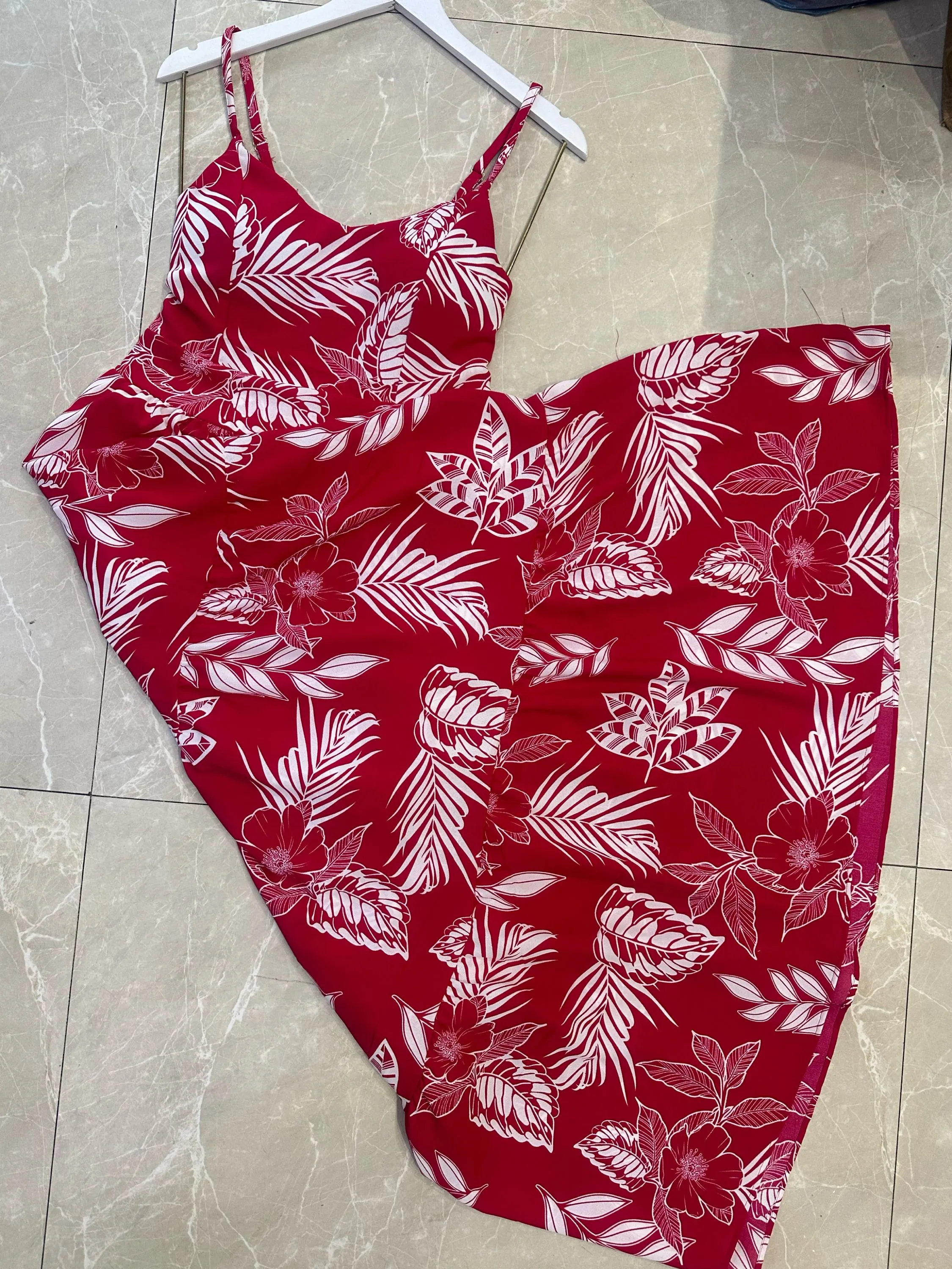Vestido longo estampas