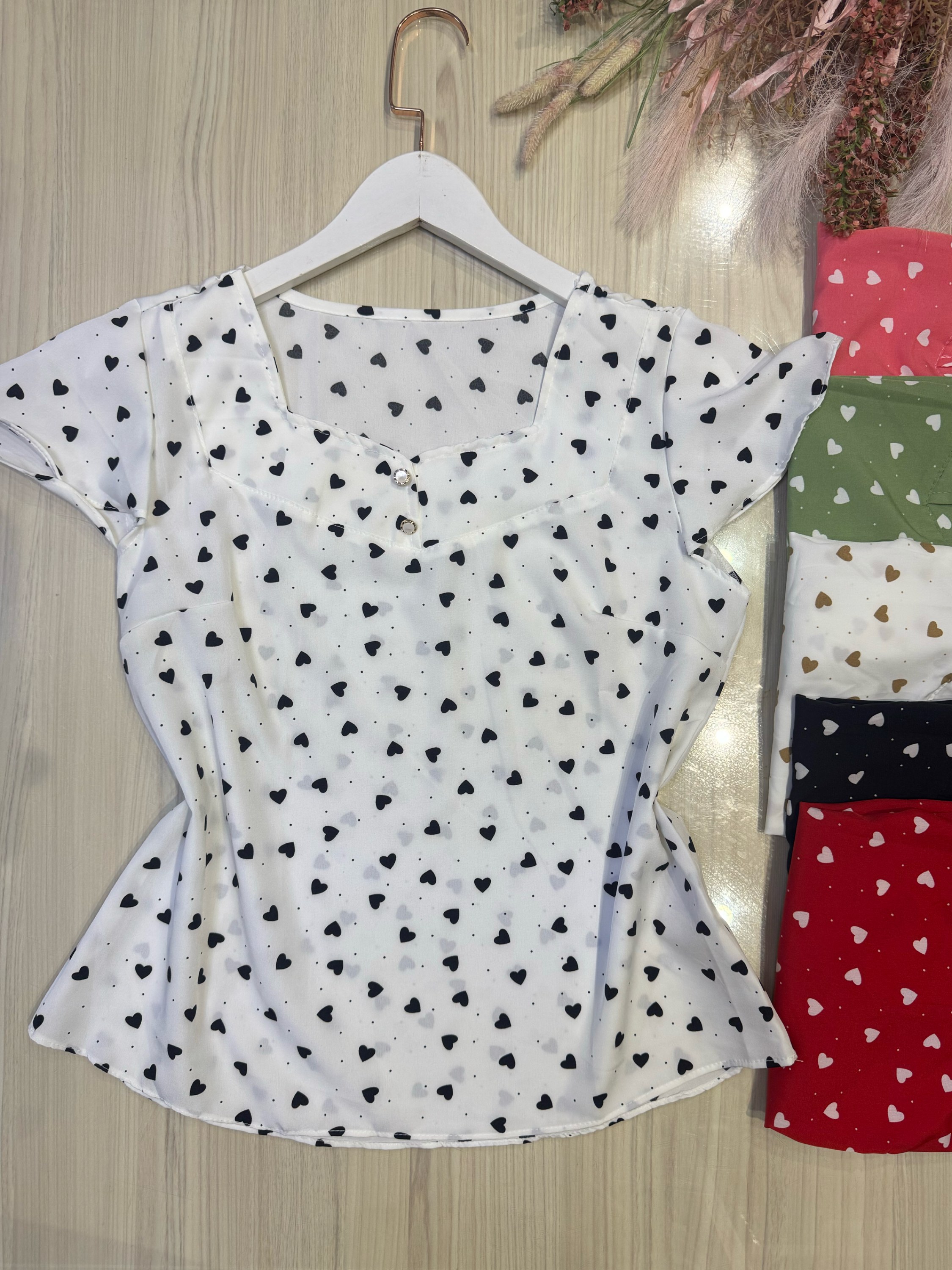 Blusa manga curta