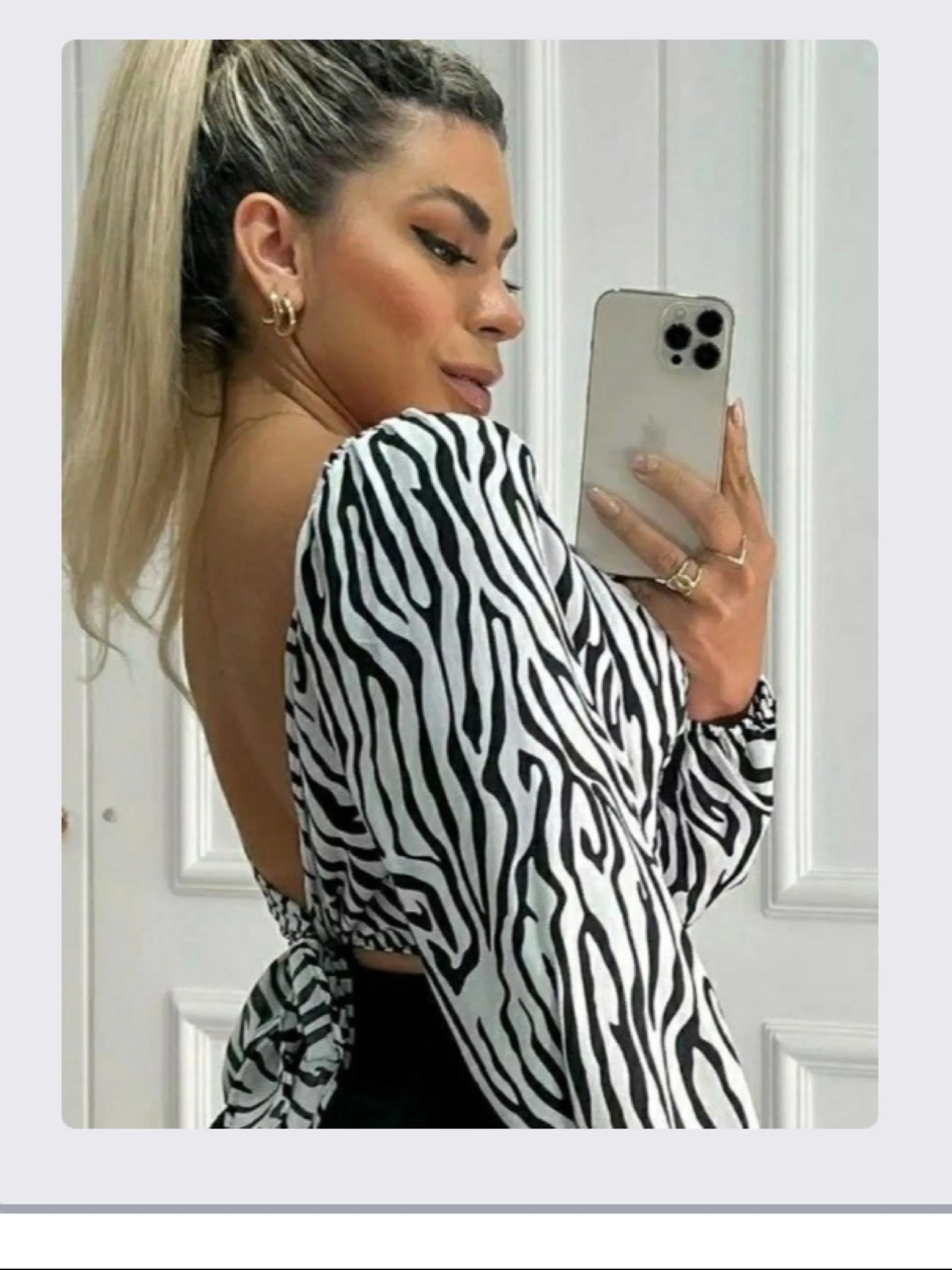 Cropped manga longa