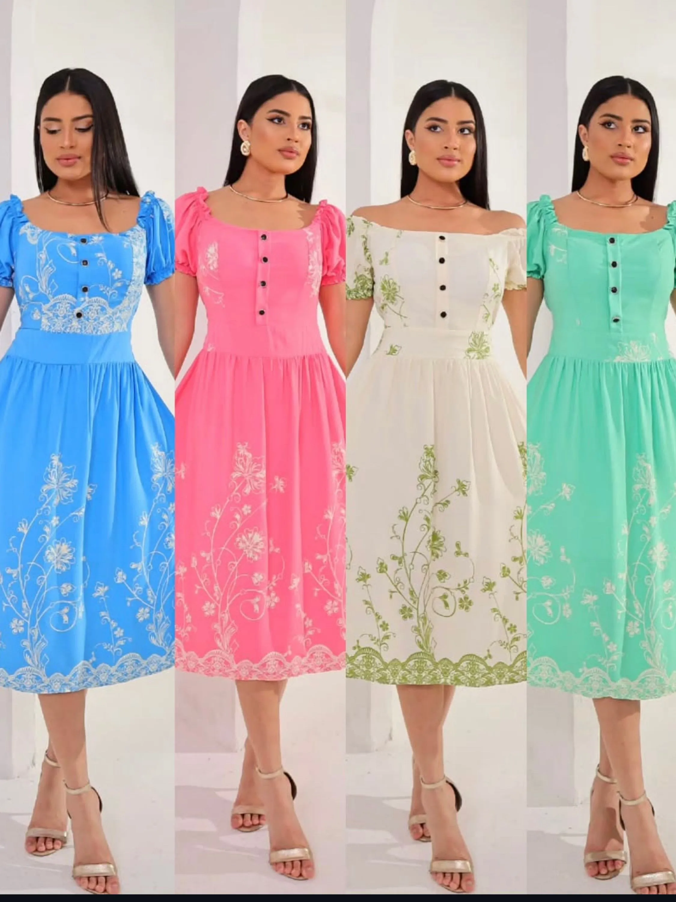 Vestido curto estampas