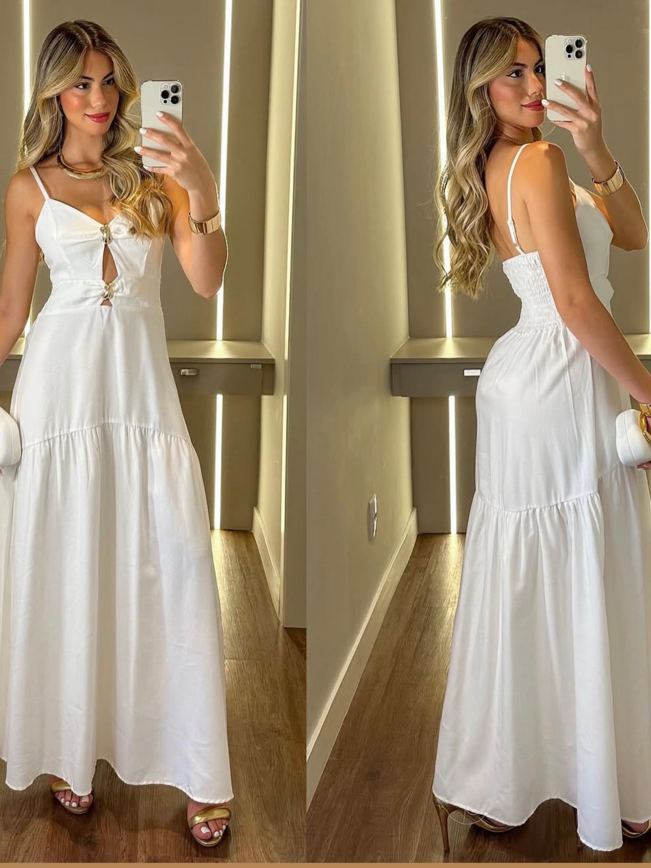 Vestido Longo com bojo