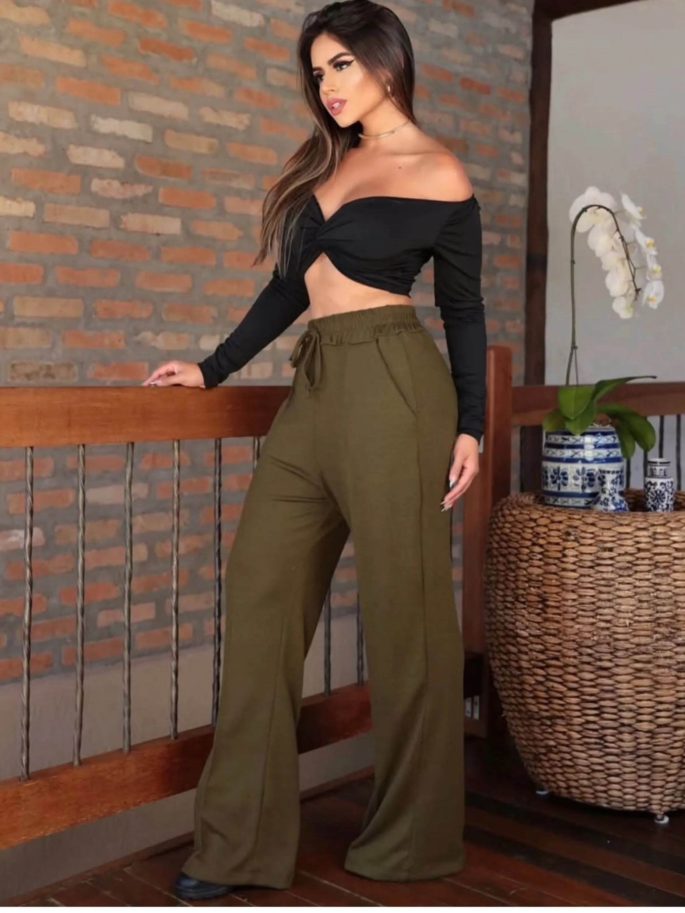 Calça pantalona