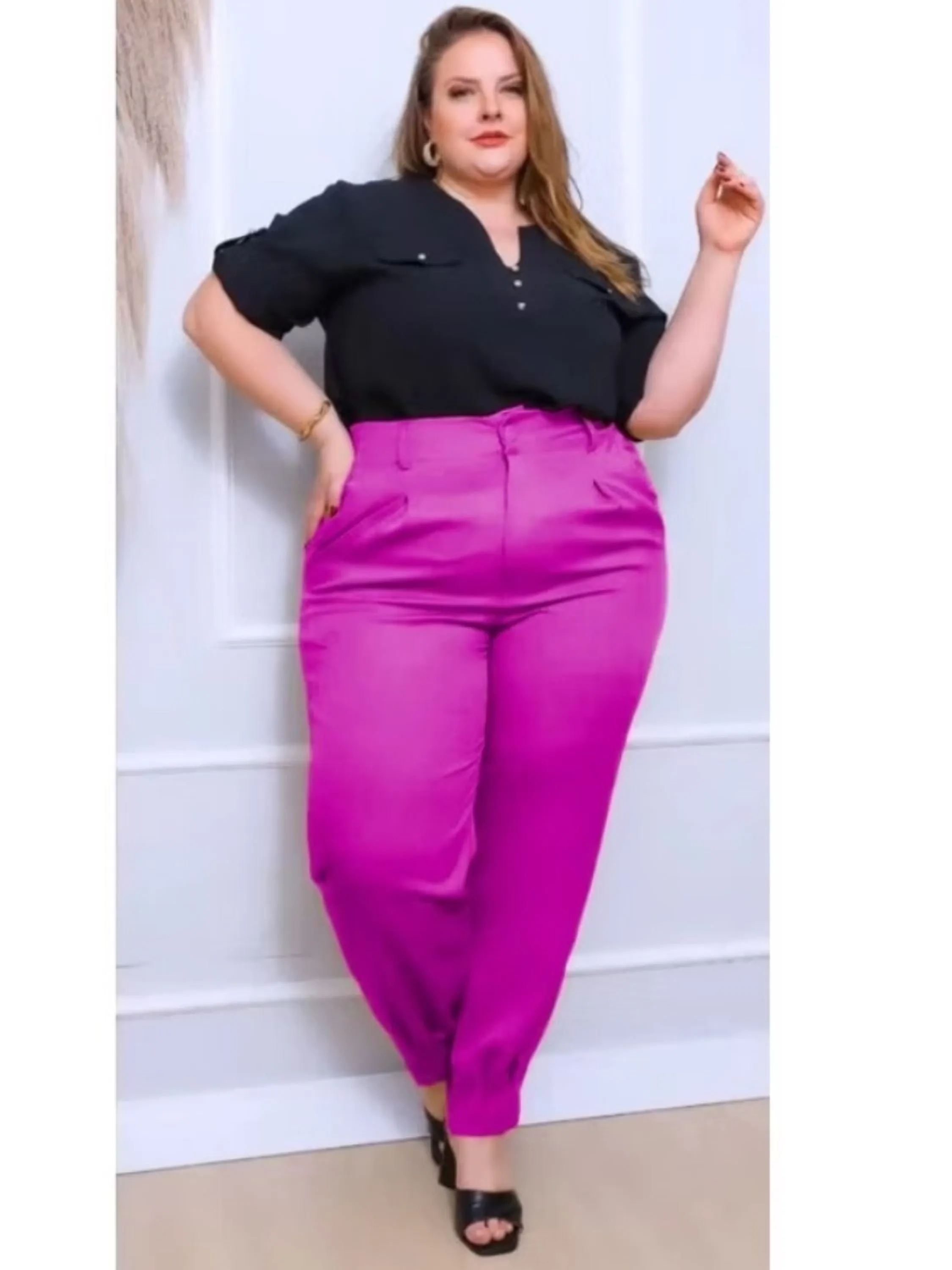 Calça Cenoura Jogger Plus Size C700