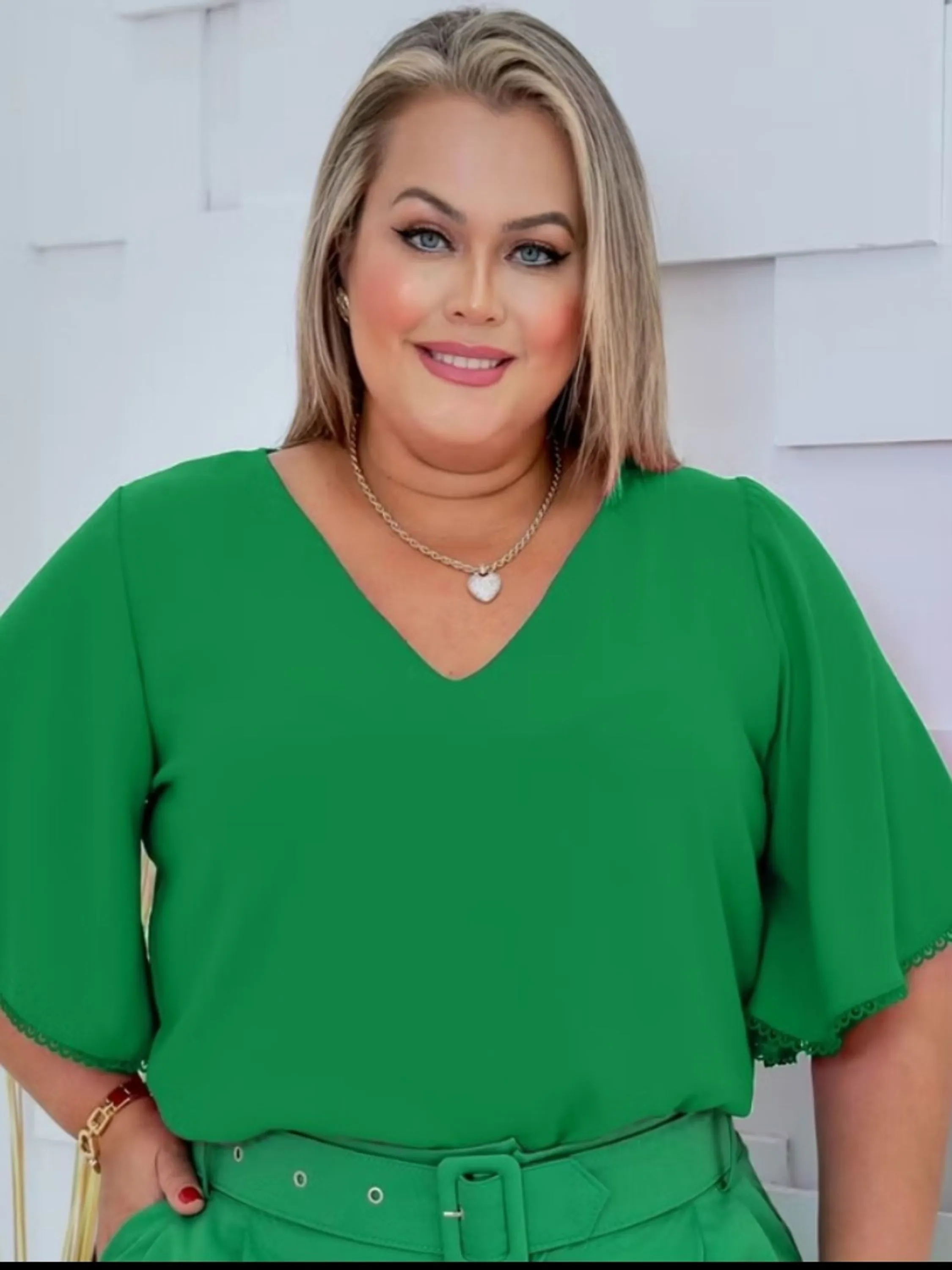 Blusa Plus Size Soltinha C1164