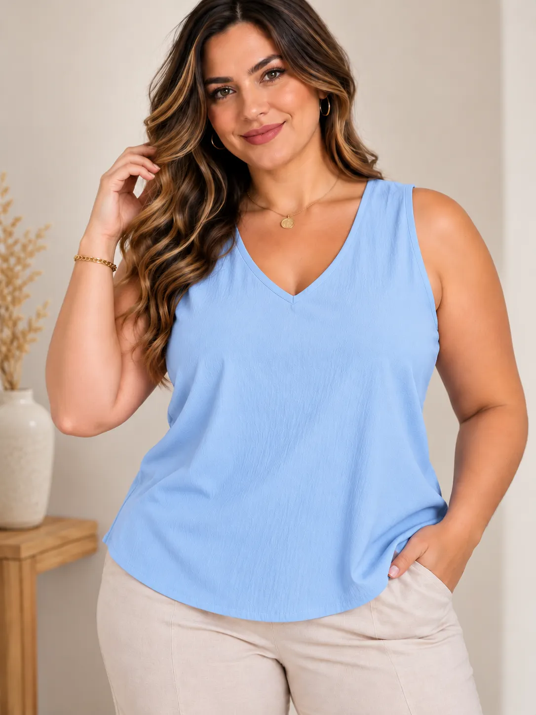 Regata Duna Plus Size Fresquinha REF.1711