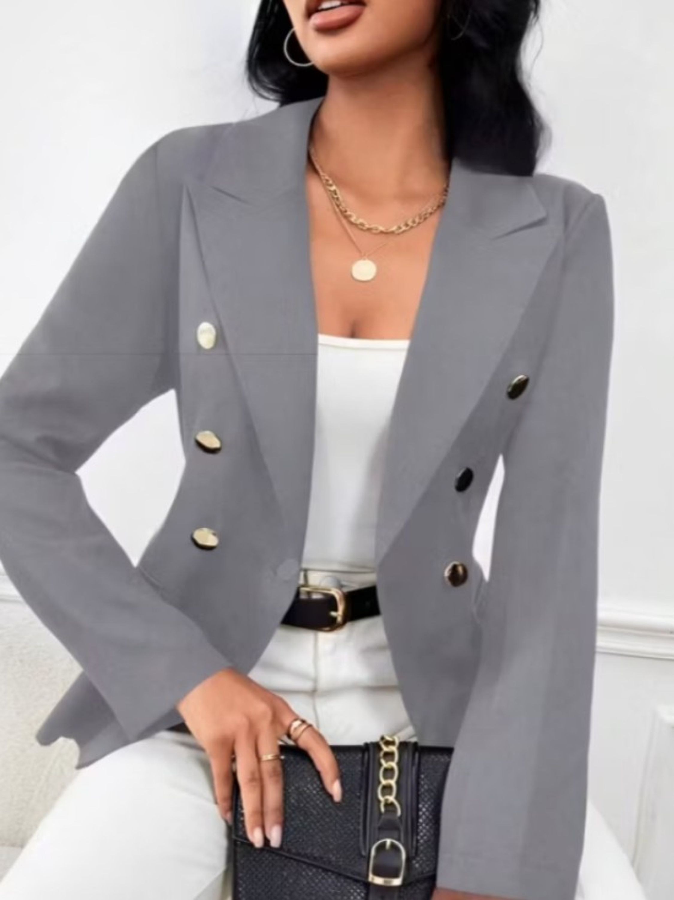 Blazer Alfaiataria Botões C4111