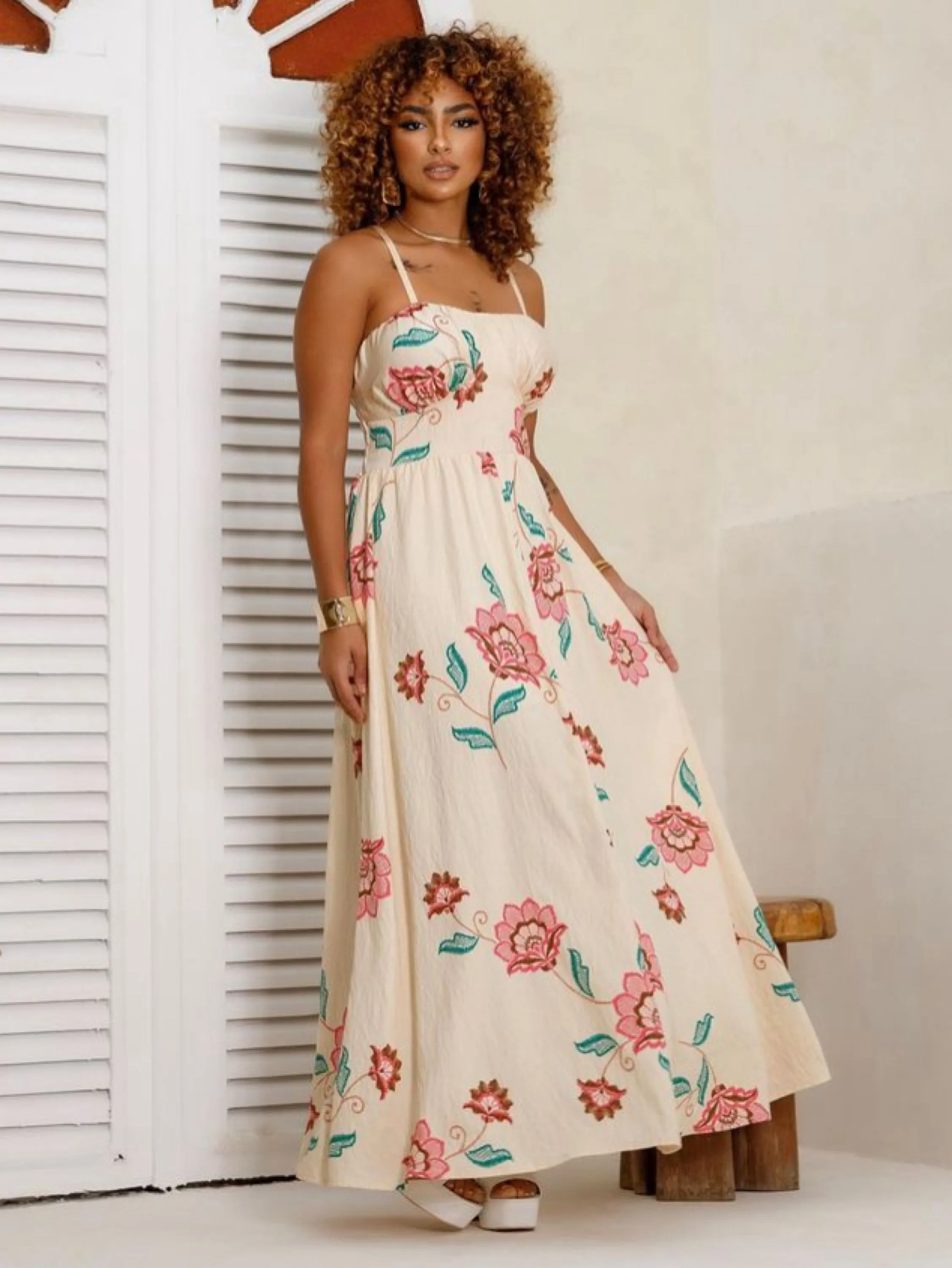 Vestido Flores Zoe Cod215