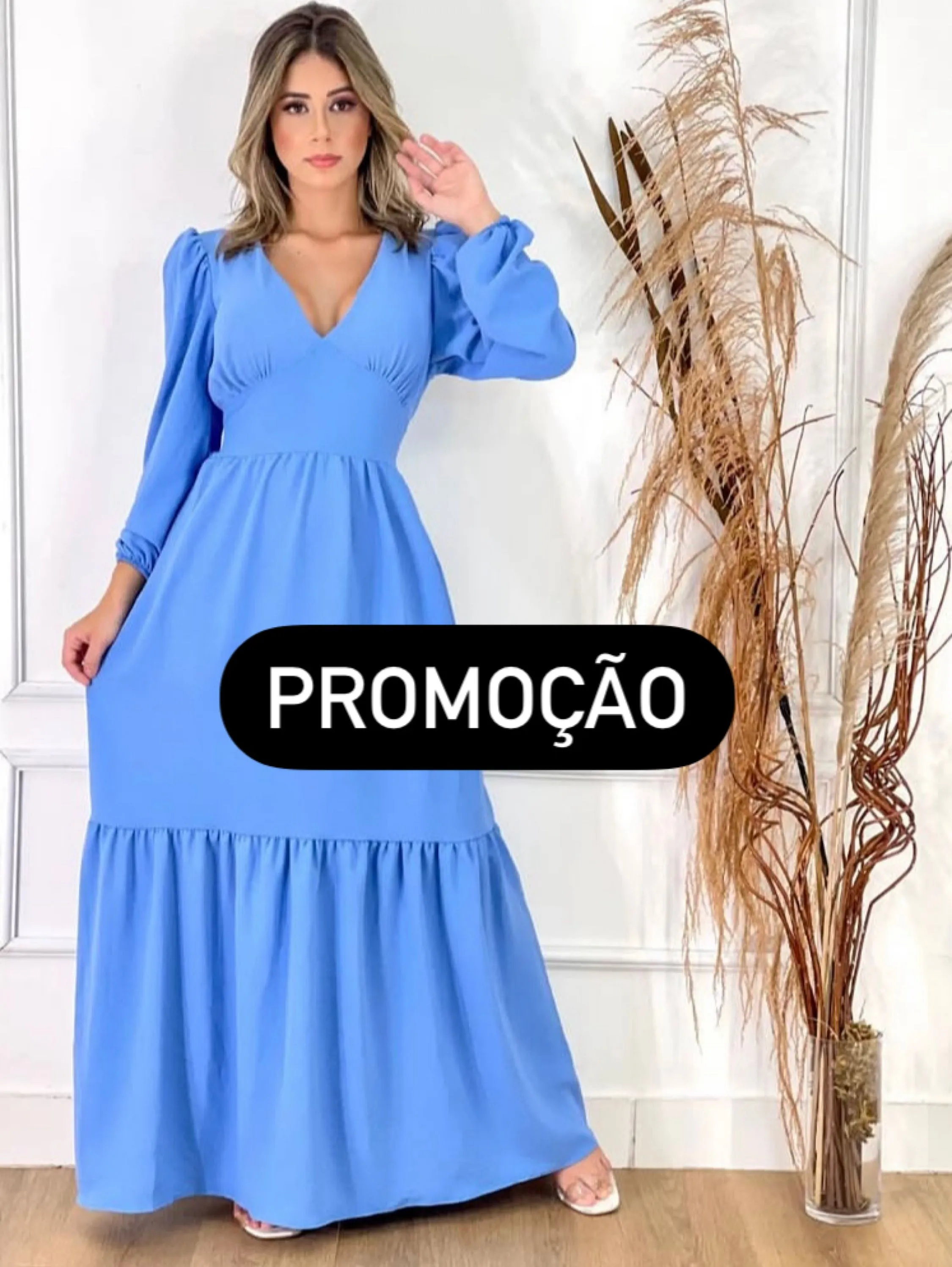 PROMOÇÃO 🌀Vestido ML Decote