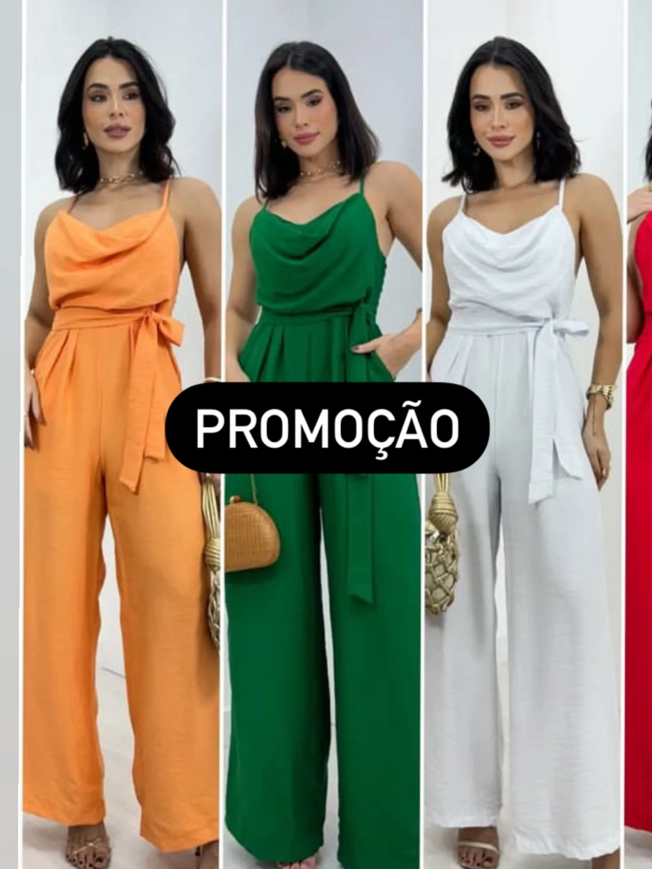 PROMOÇÃO 🌀Macacão Alça Decote