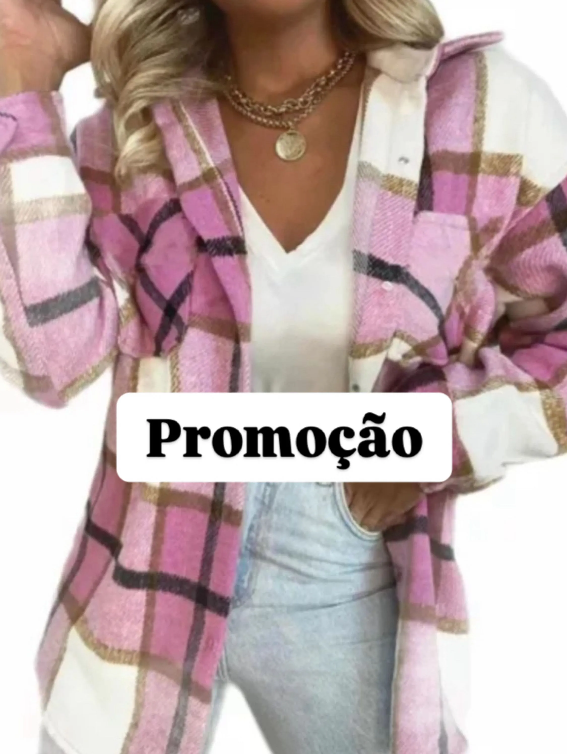 PROMOÇÃO 🔆 Camisa Flanelada Xadrez 🔆