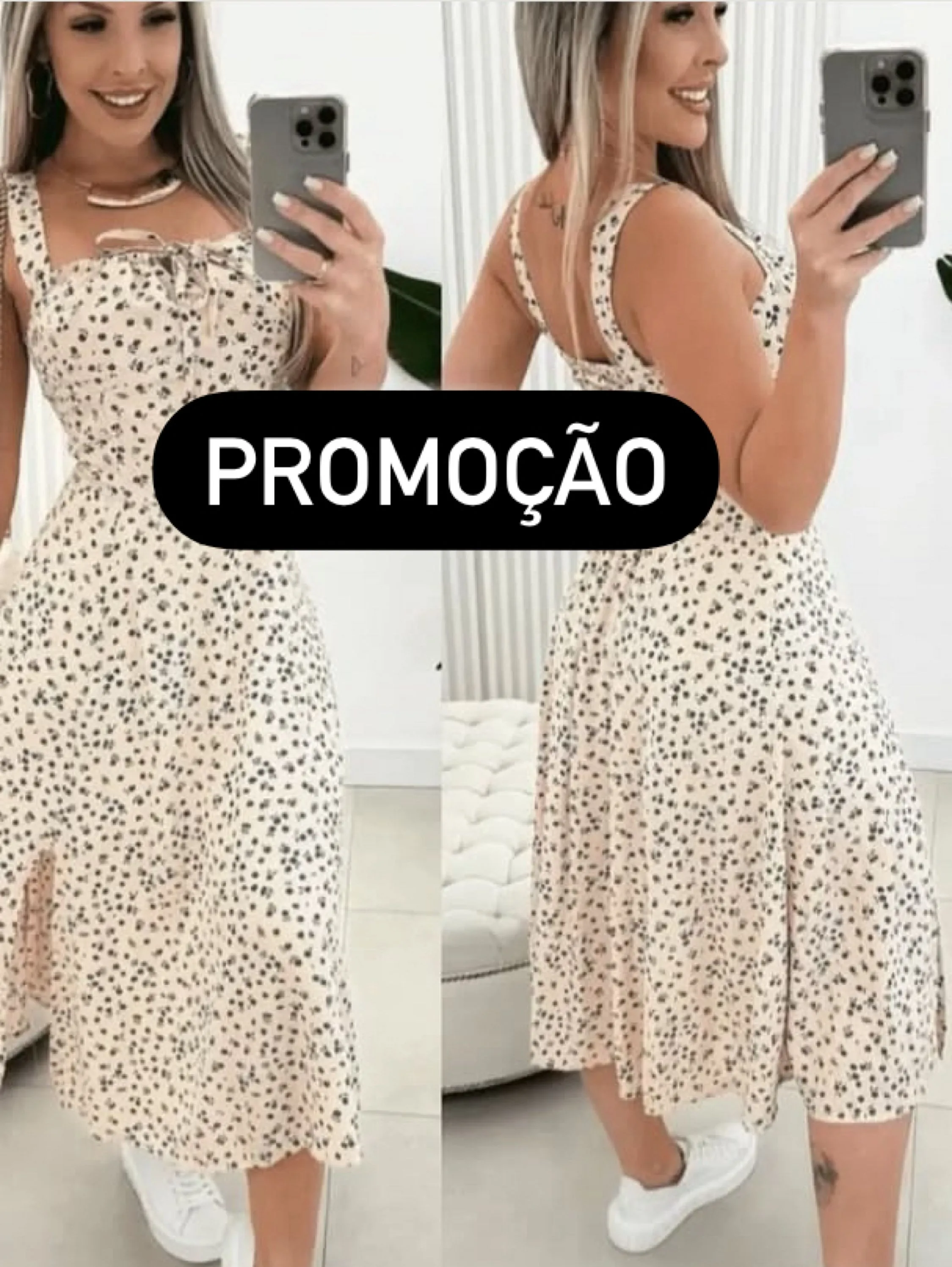 PROMOÇÃO 🌀Vestido Midi Florzinha