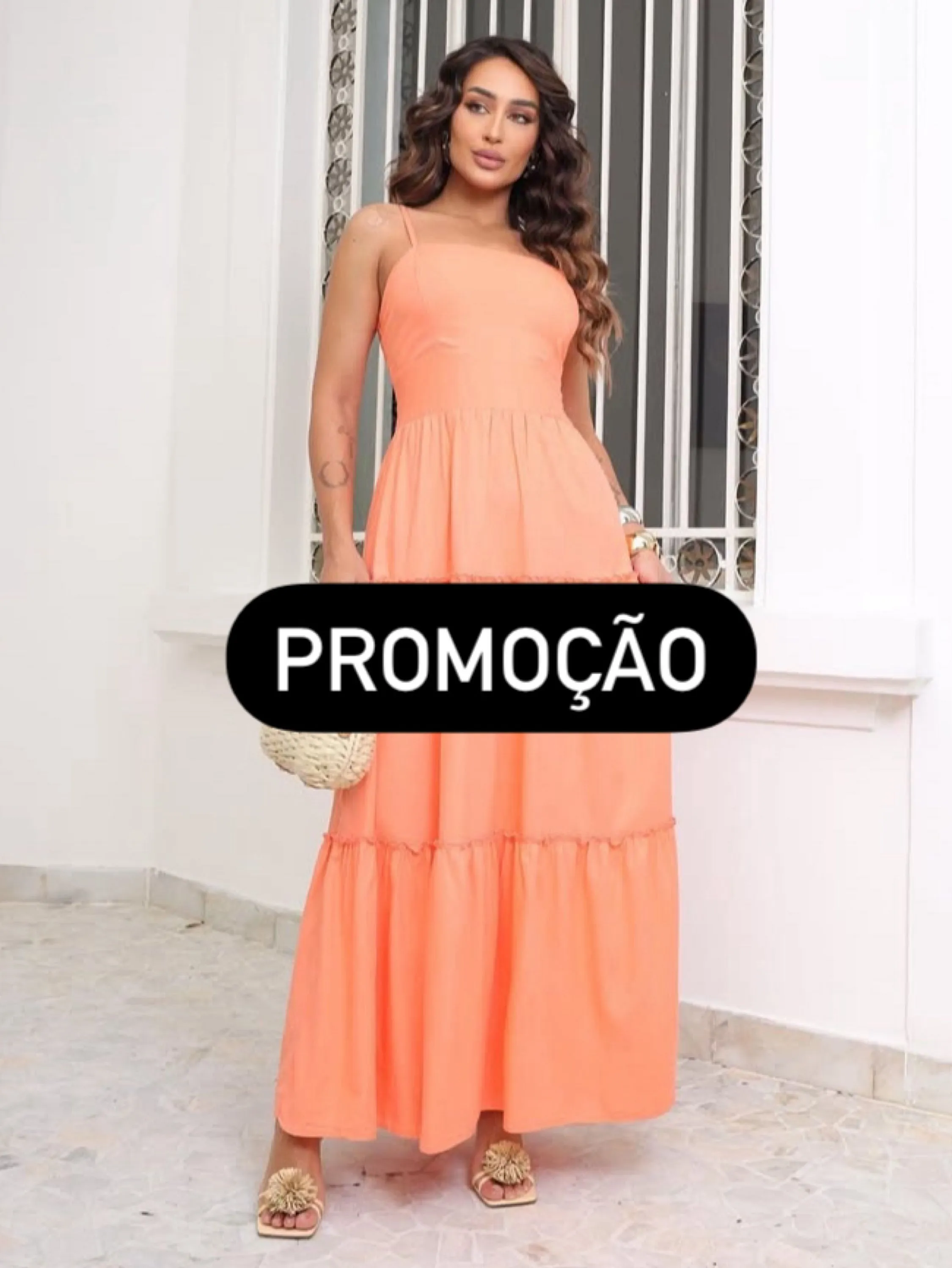 PROMOÇÃO 🌀Vestido Longo Alça