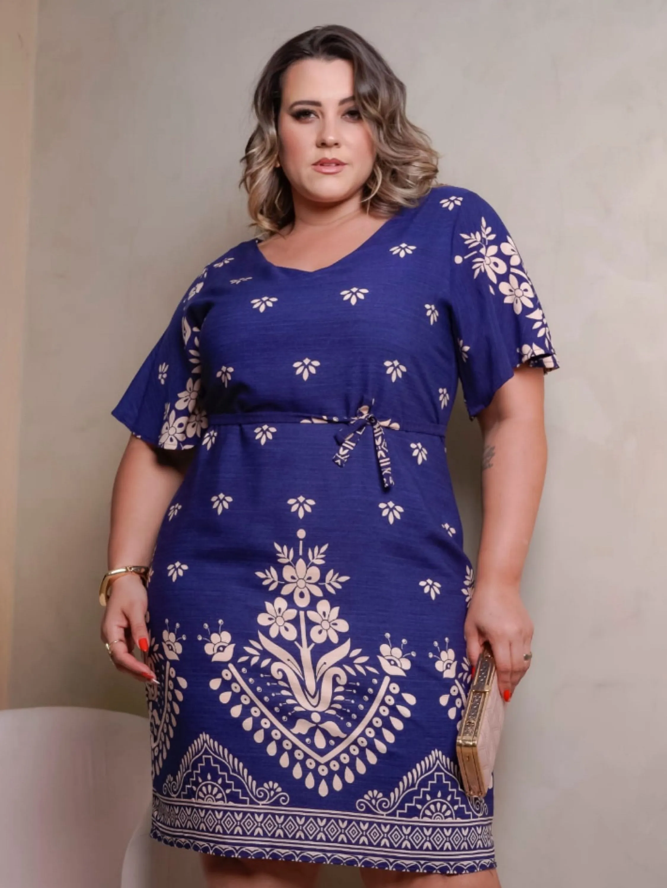 Vestido Vivian PlusSize Cod177