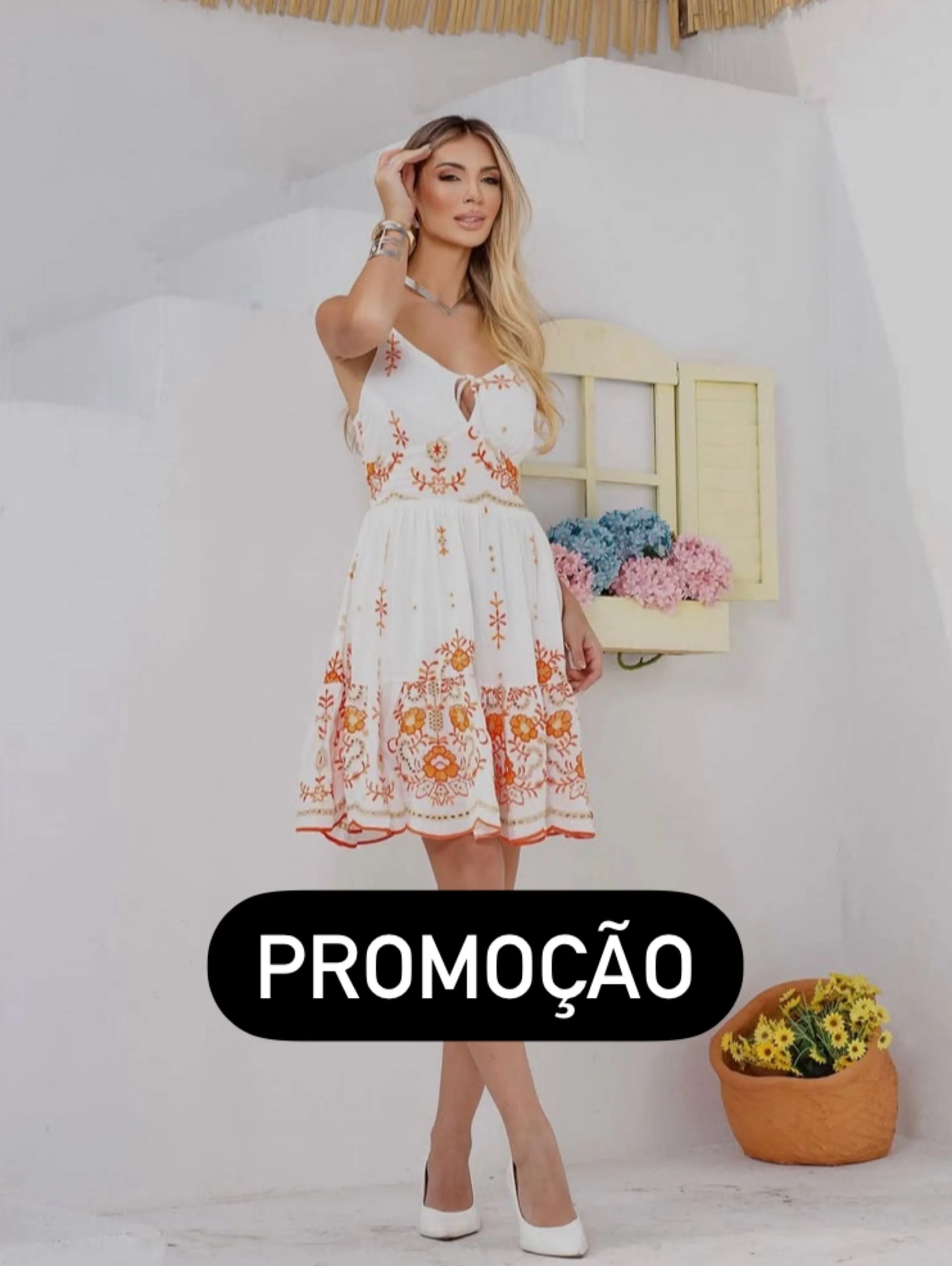 PROMOÇÃO 🌀Vestido Curto Lacinho