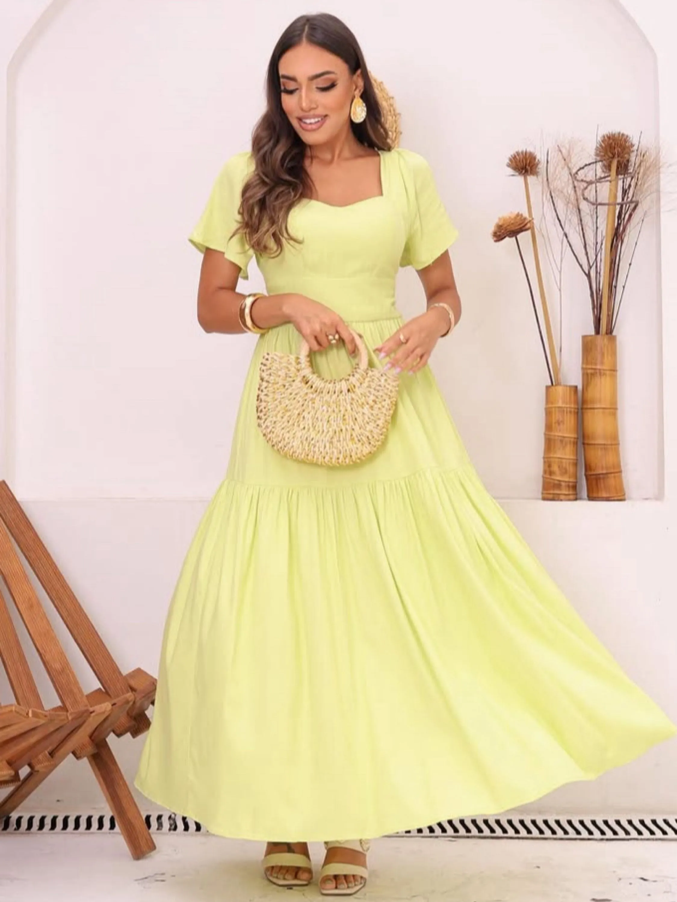 Vestido Manguinha Cecilia Cod215