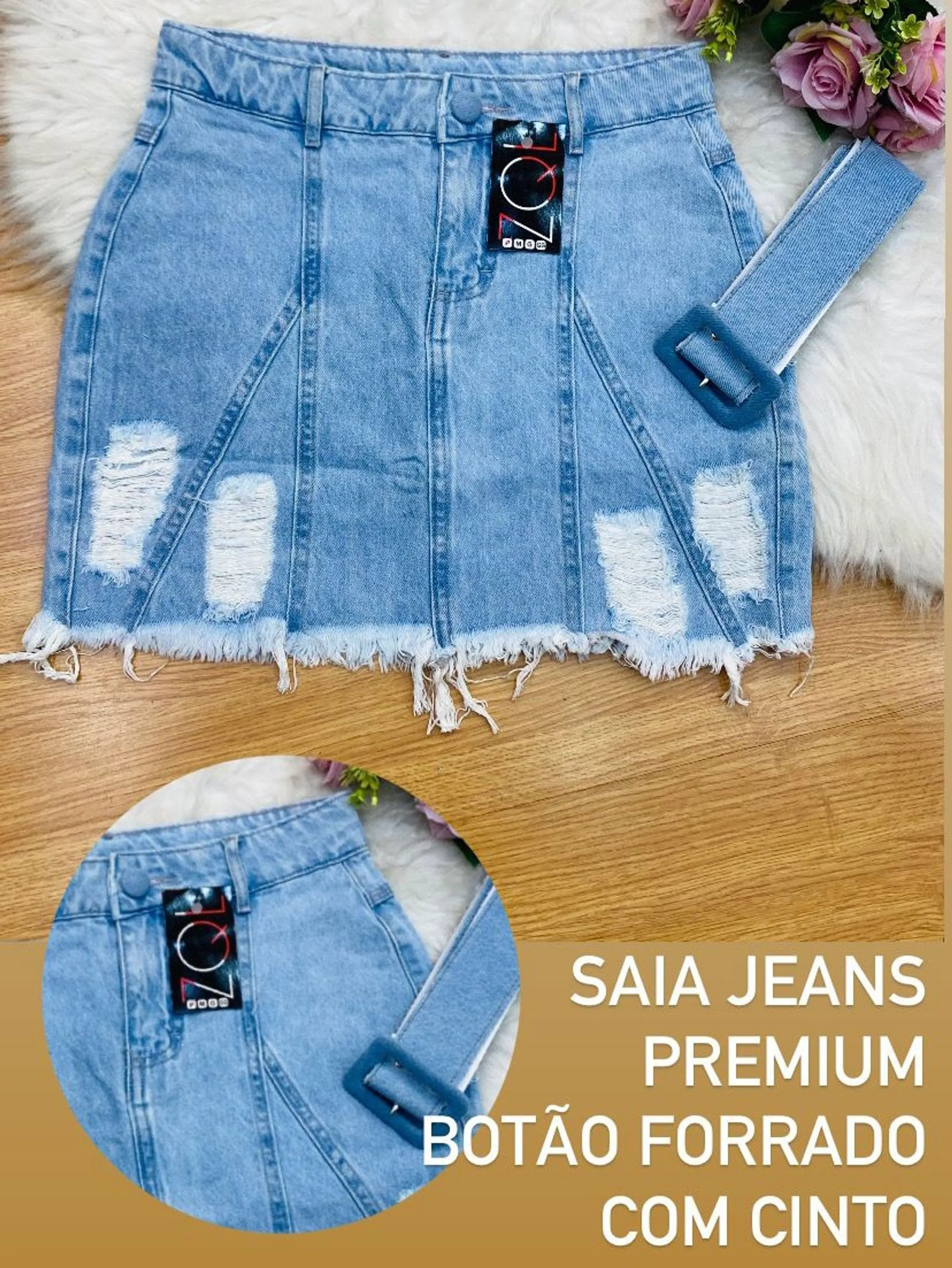 Saia jeans Premium