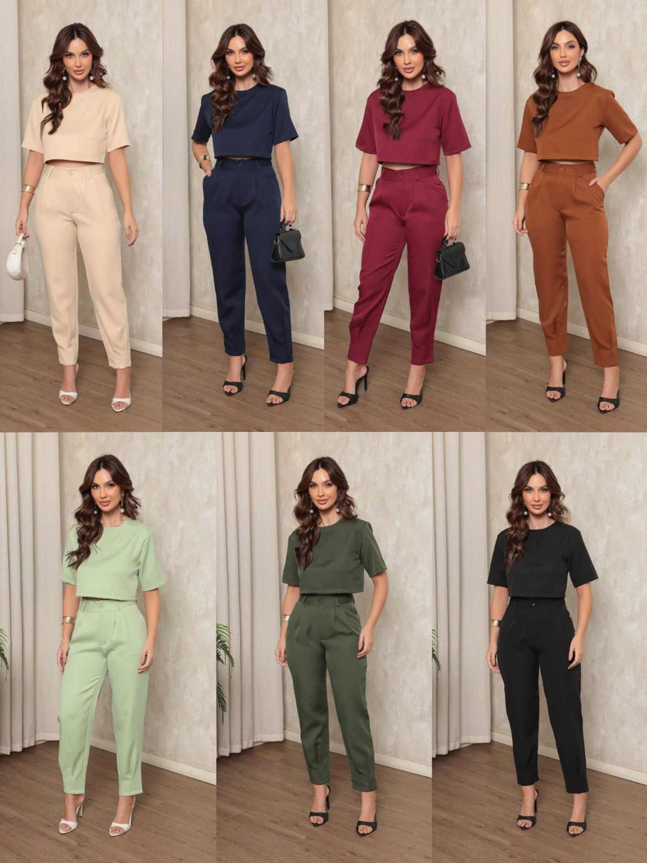 Conjunto alfaiataria Blusinha e Calça