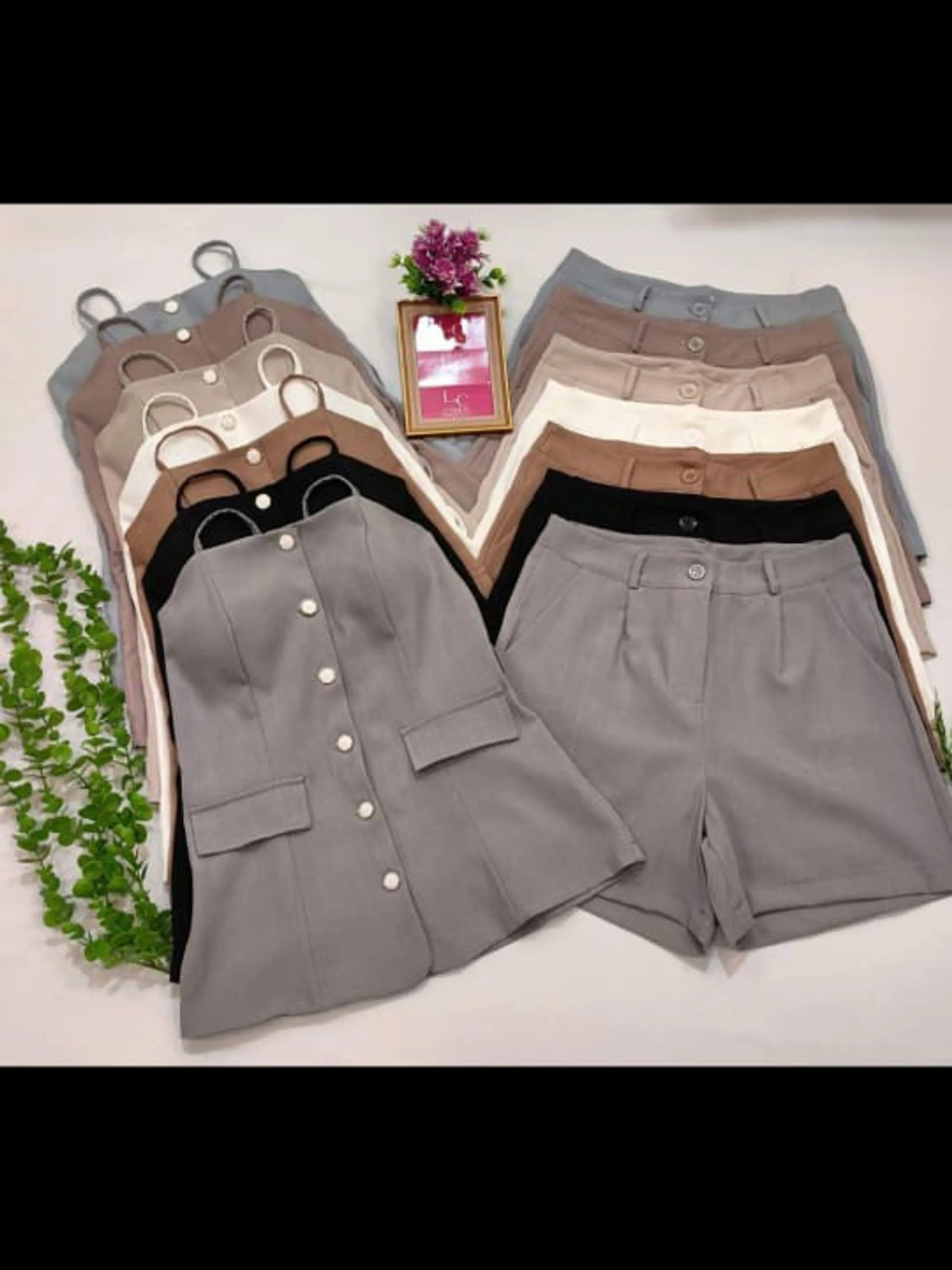 Conjunto em twill linho 509