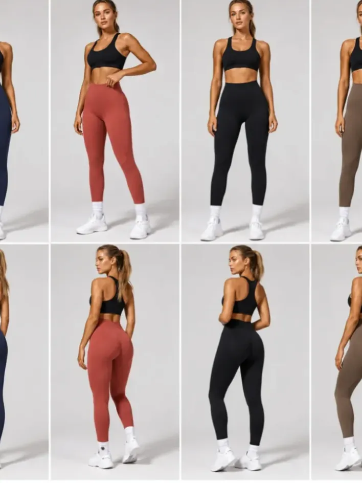 Legging Feminina Poliamida Canelada MJX-027
