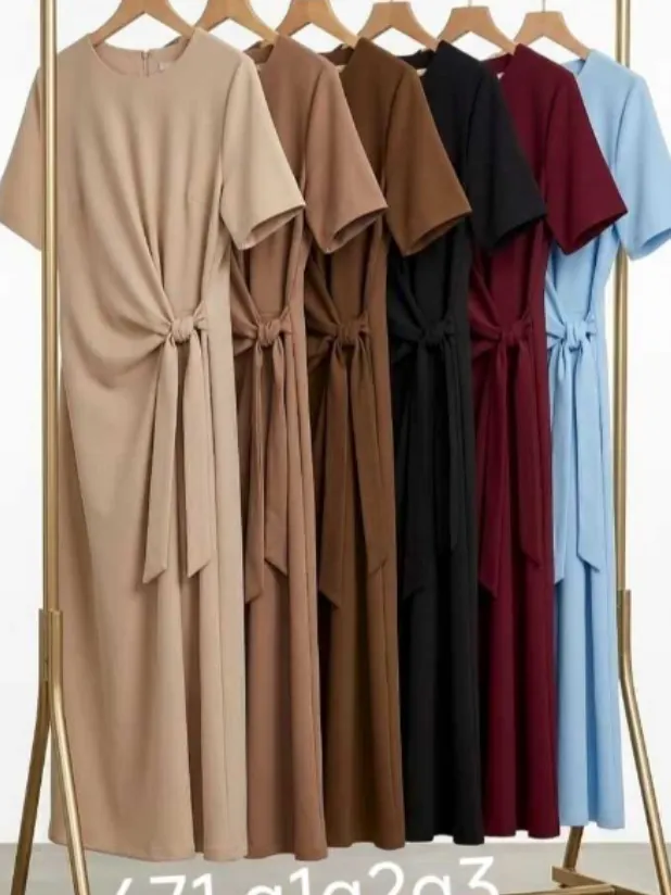 Vestido Longo Alfaiataria com Manga Plusize XY-671