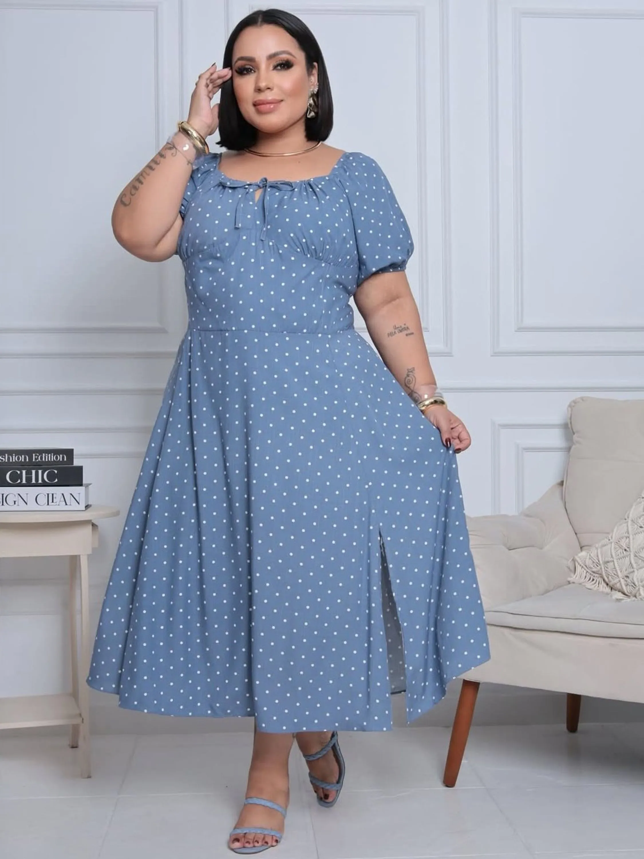 Vestido Plus Size Princesa