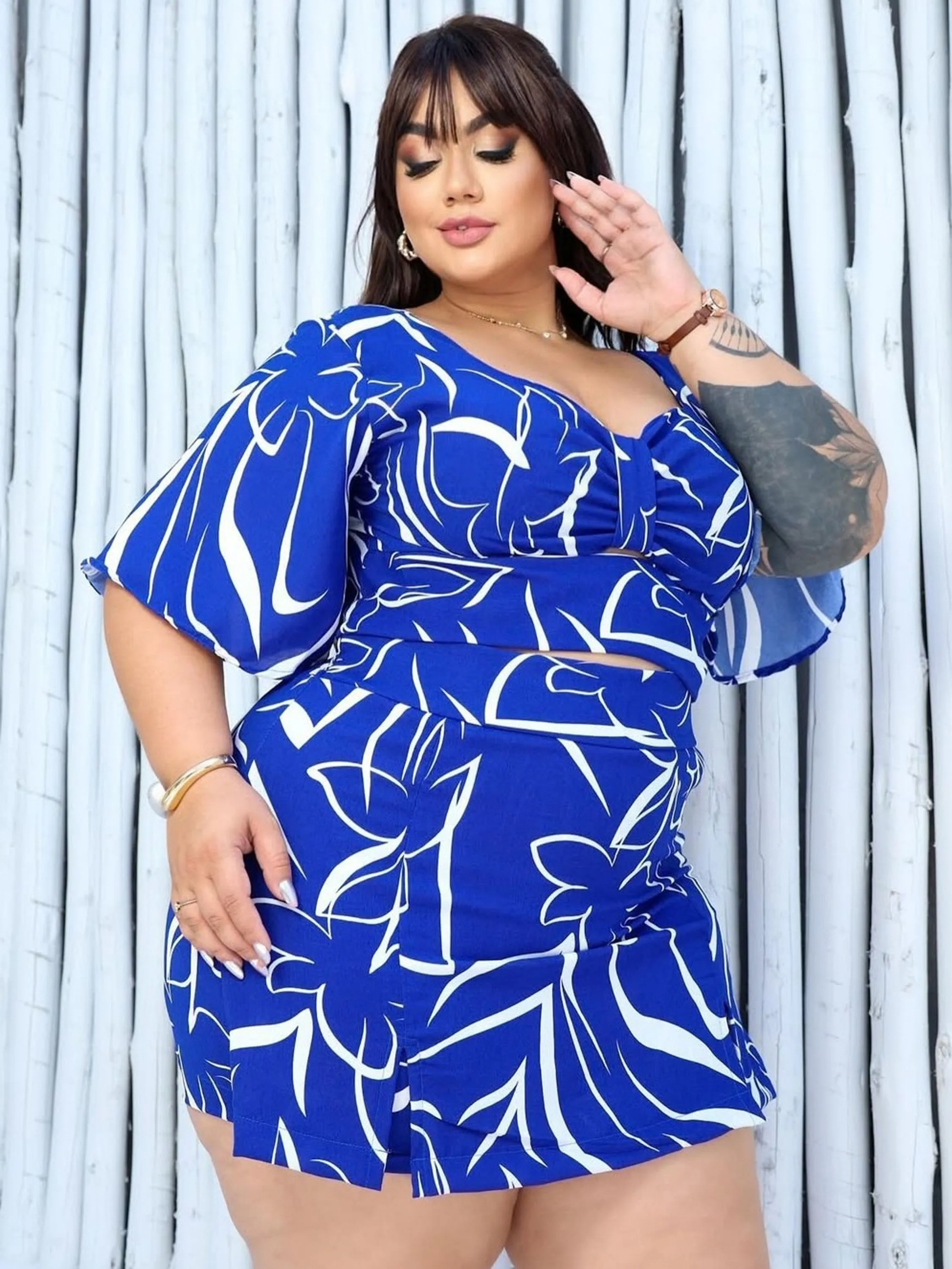 Conjunto Plus Size Isis